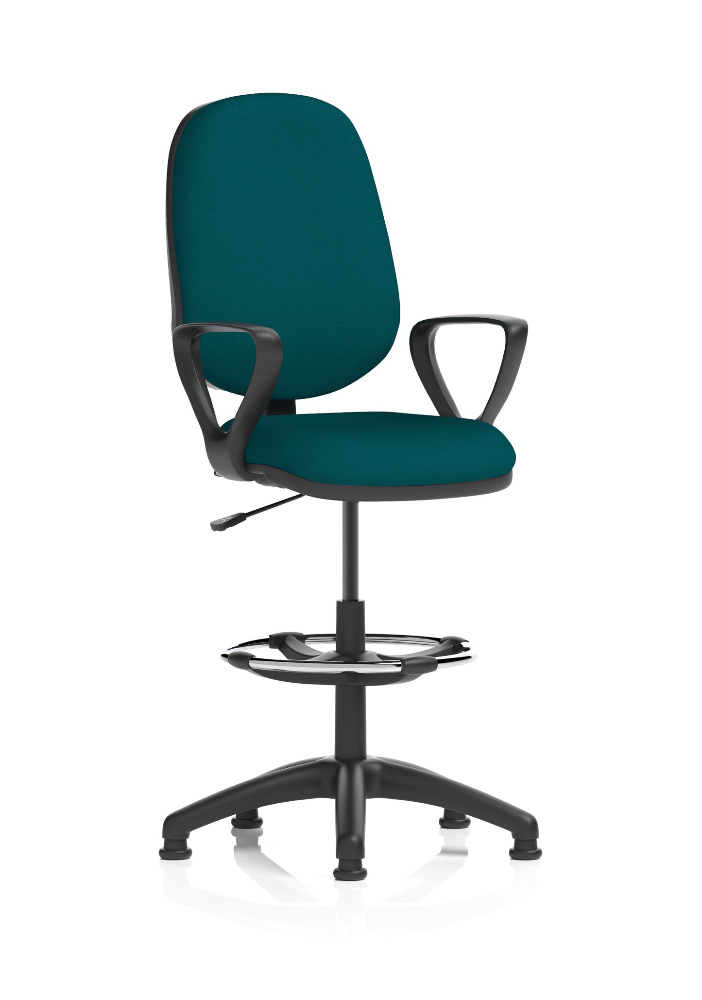 Eclipse Plus I Medium Back Fabric Task Operator with Hi Rise Draughtsman Office Chair