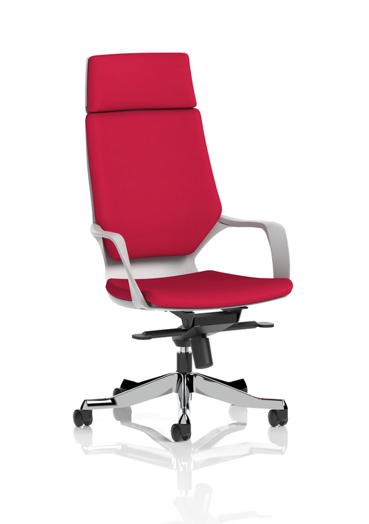 Xenon High Back Fabric Office Chair with Fixed Arms - Available in over 20 Colours