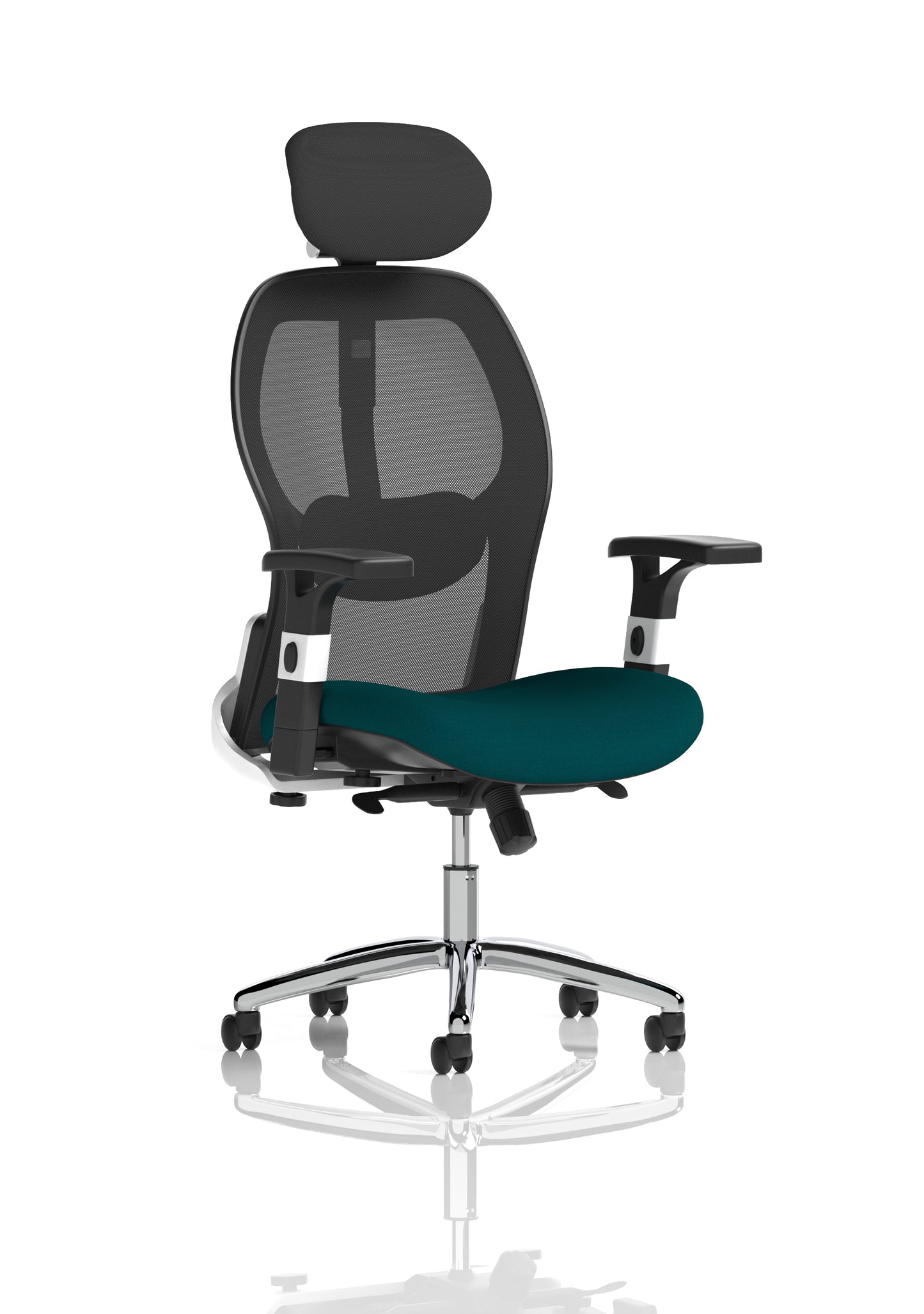 Sanderson II High Mesh Back Executive Office Chair with Height Adjustable Arms