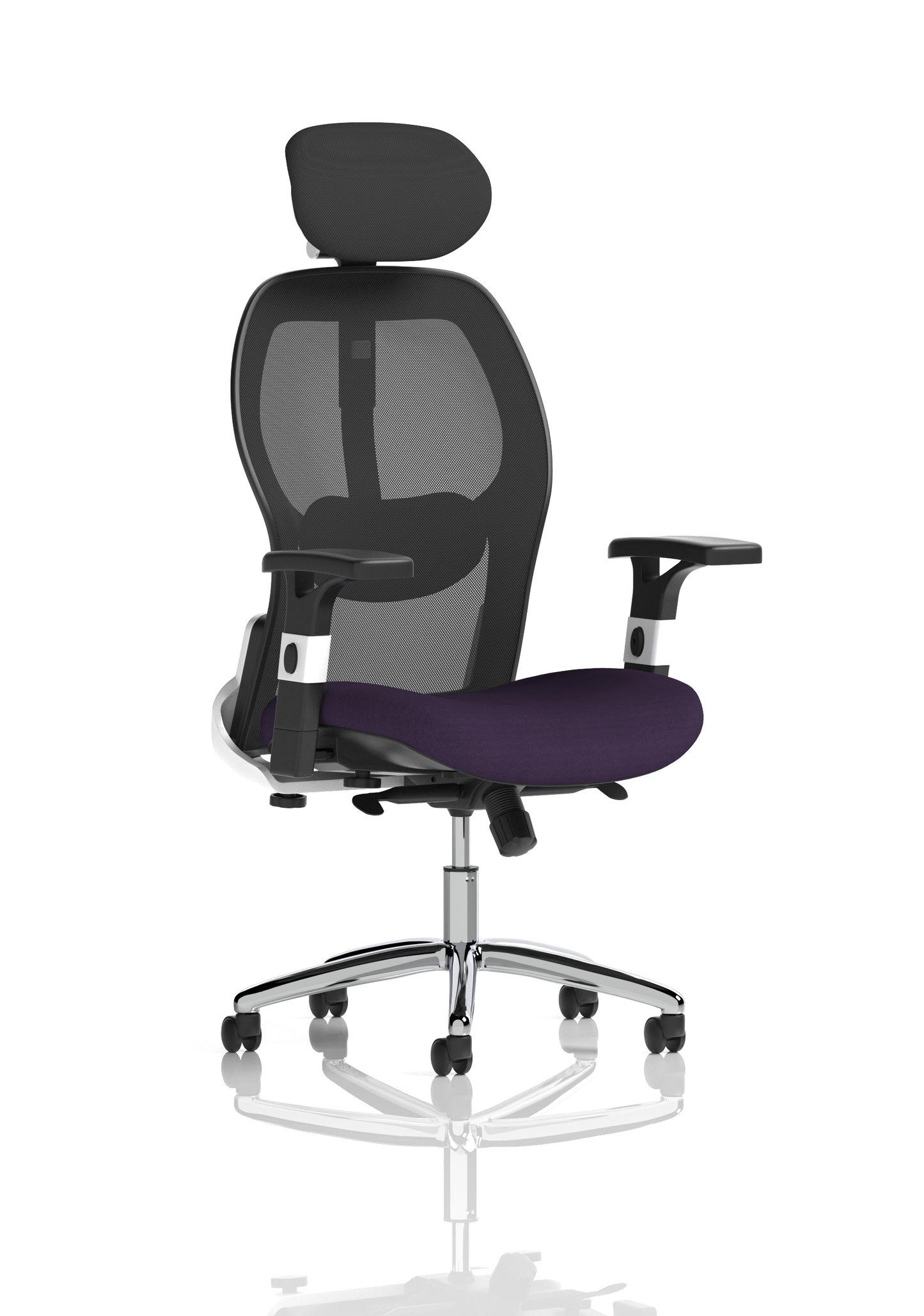 Sanderson II High Mesh Back Executive Office Chair with Height Adjustable Arms