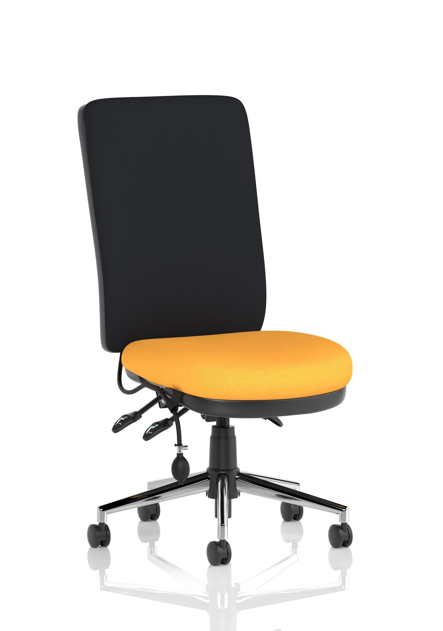 Chiro High Back Fabric Task Operator Office Chair - Available in 20 Colour Choices