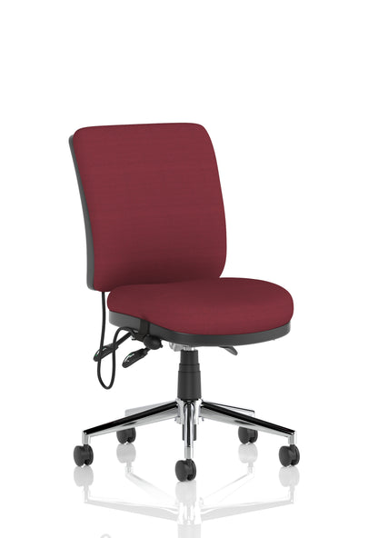 Chiro Medium Back Fabric Task Operator Office Chair - Available in 20 Colour Choices