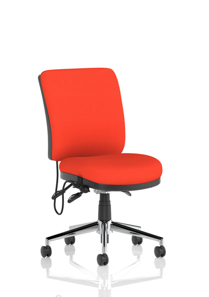 Chiro Medium Back Fabric Task Operator Office Chair - Available in 20 Colour Choices