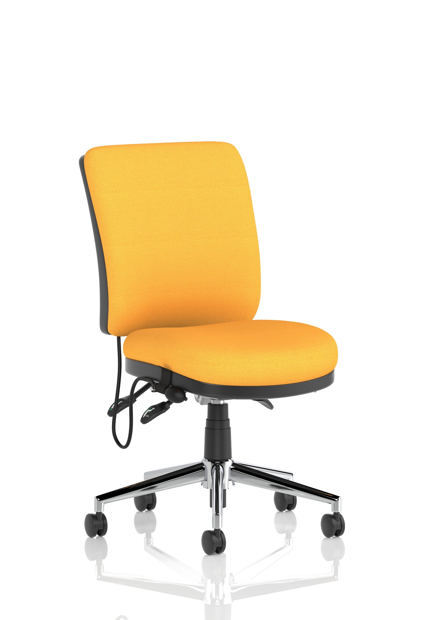 Chiro Medium Back Fabric Task Operator Office Chair - Available in 20 Colour Choices