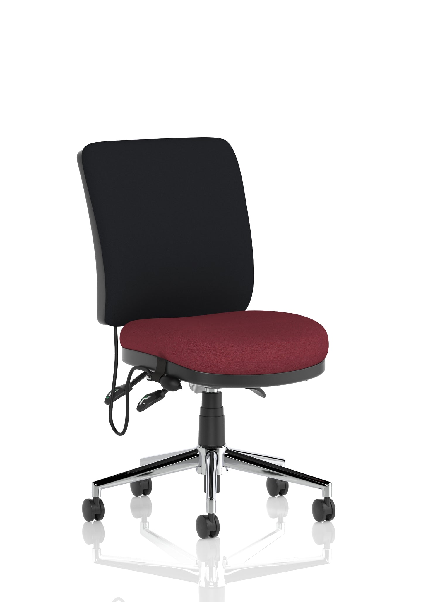 Chiro Medium Back Fabric Task Operator Office Chair - Available in 20 Colour Choices