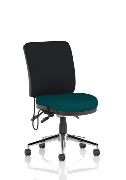 Chiro Medium Back Fabric Task Operator Office Chair - Available in 20 Colour Choices