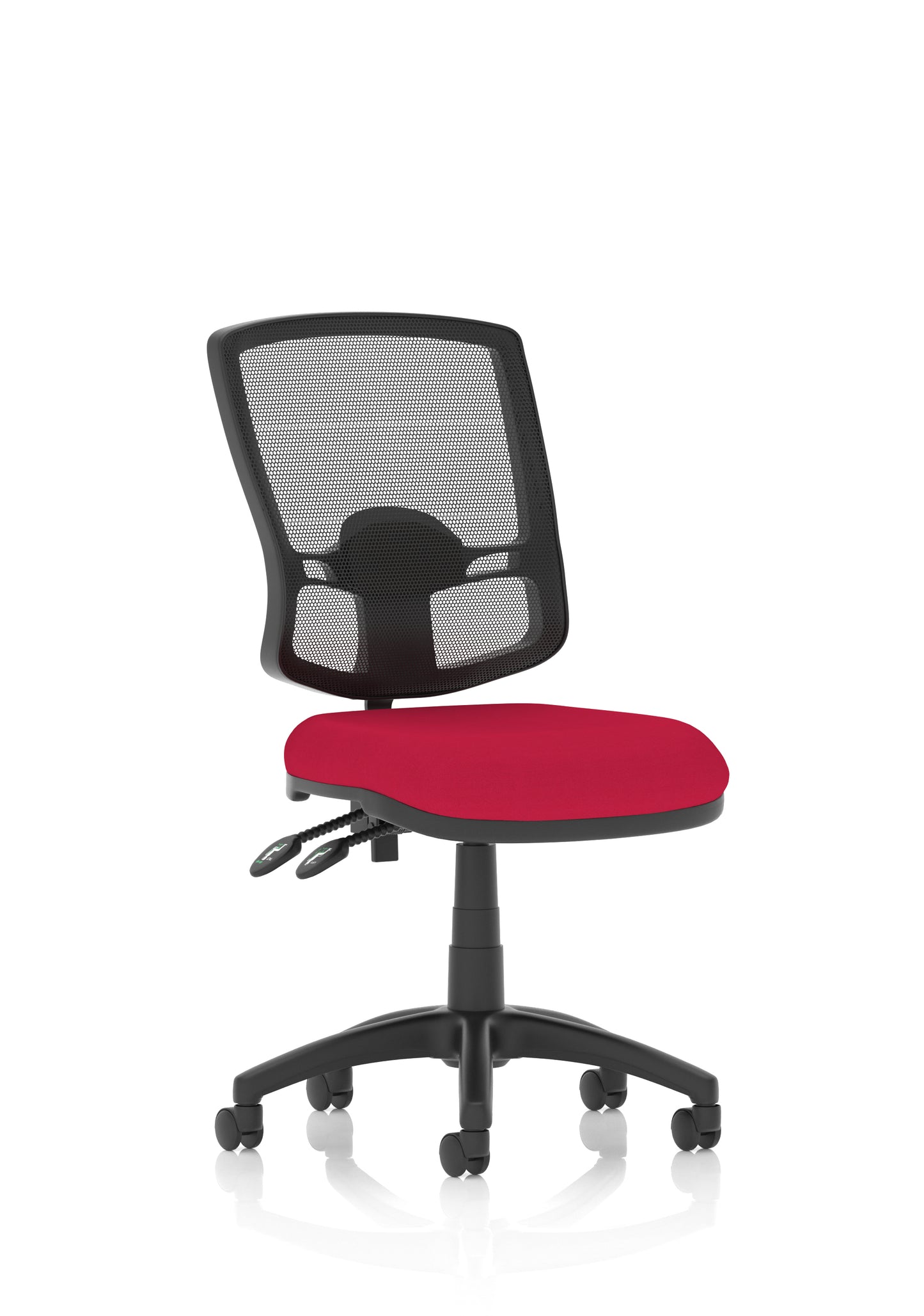 Eclipse Plus II Deluxe Mesh Back Task Operator Office Chair - Multiple Arm Options - Draughtsman Kit Option - Available in 20 Colour Choices