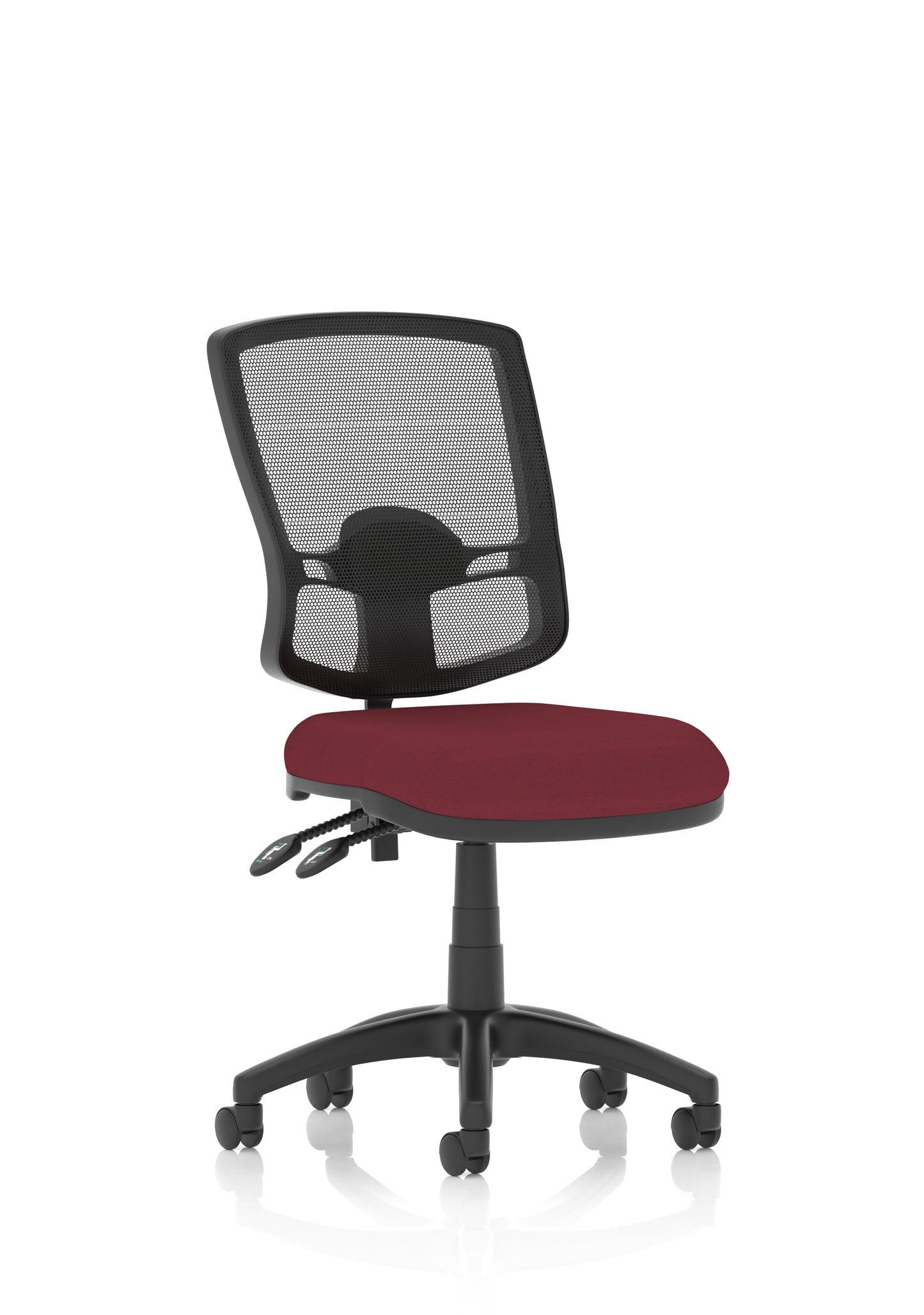 Eclipse Plus II Deluxe Mesh Back Task Operator Office Chair - Multiple Arm Options - Draughtsman Kit Option - Available in 20 Colour Choices