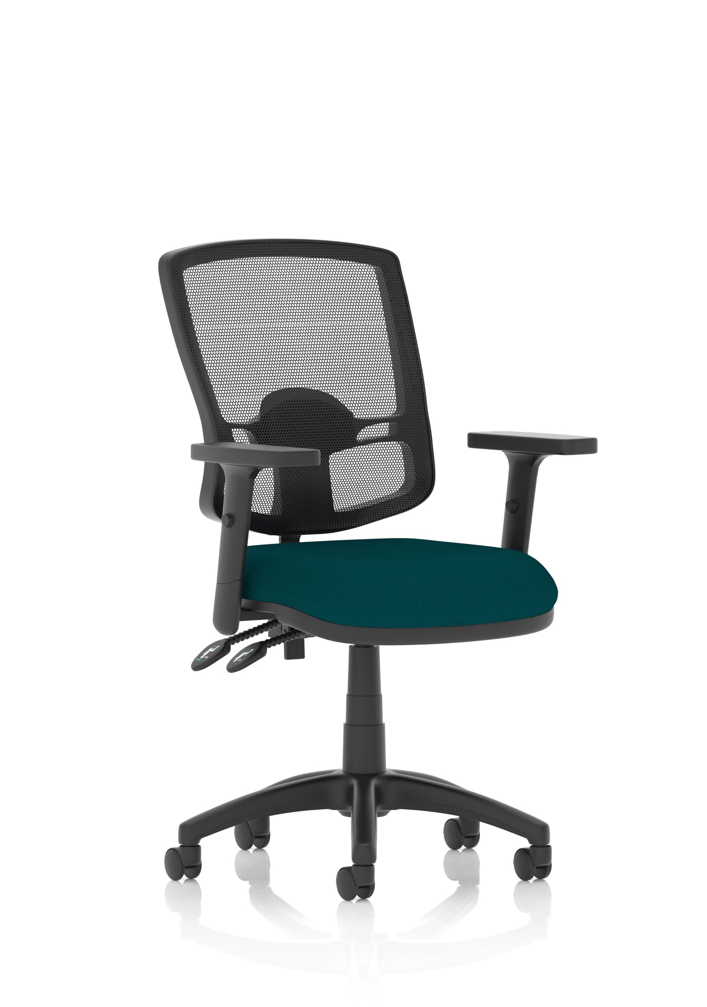 Eclipse Plus II Deluxe Mesh Back Task Operator Office Chair - Multiple Arm Options - Draughtsman Kit Option - Available in 20 Colour Choices