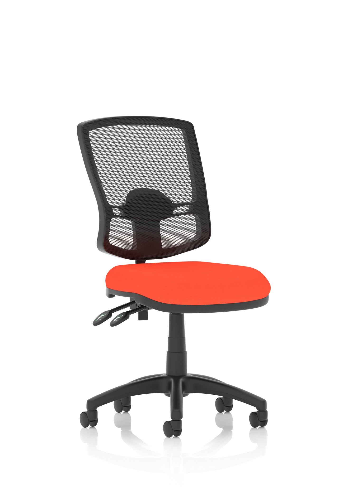 Eclipse Plus II Deluxe Mesh Back Task Operator Office Chair - Multiple Arm Options - Draughtsman Kit Option - Available in 20 Colour Choices