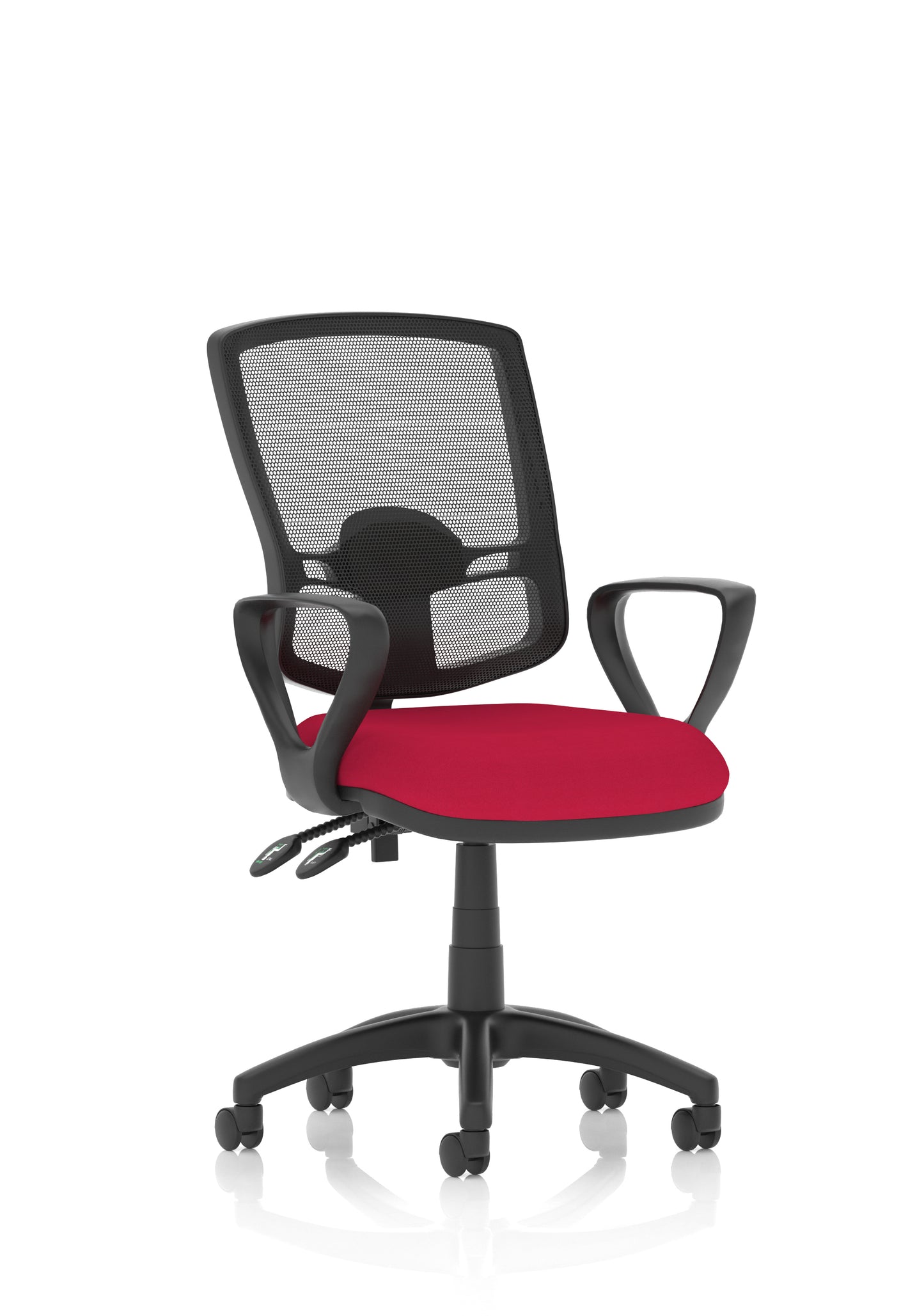 Eclipse Plus II Deluxe Mesh Back Task Operator Office Chair - Multiple Arm Options - Draughtsman Kit Option - Available in 20 Colour Choices