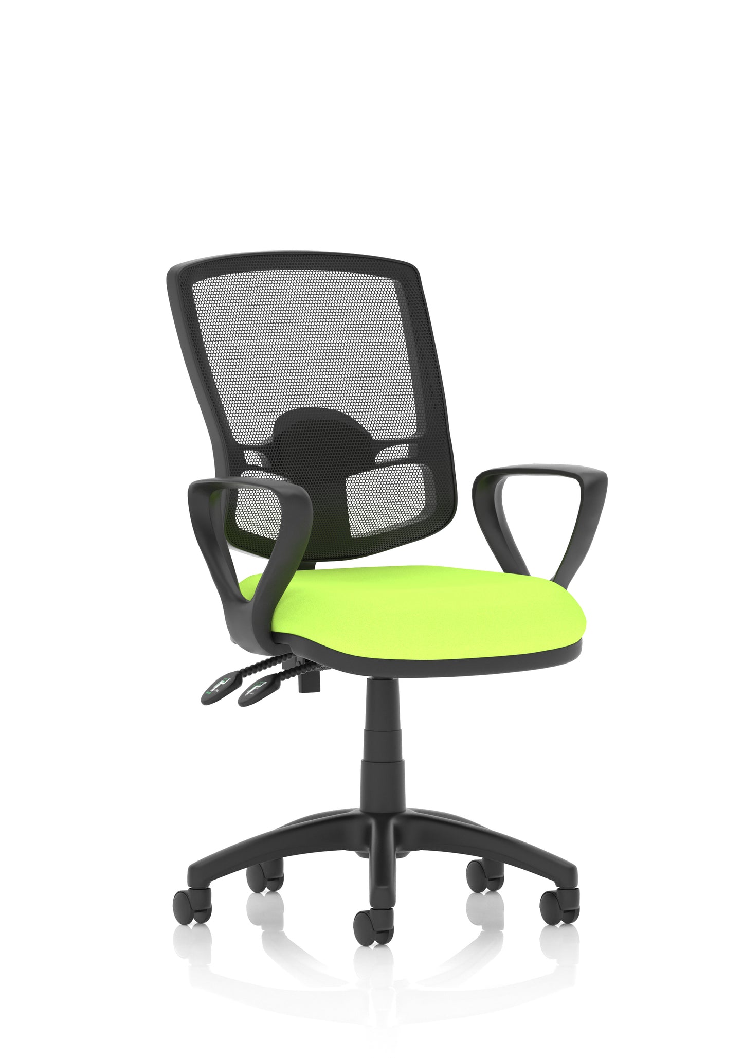 Eclipse Plus II Deluxe Mesh Back Task Operator Office Chair - Multiple Arm Options - Draughtsman Kit Option - Available in 20 Colour Choices