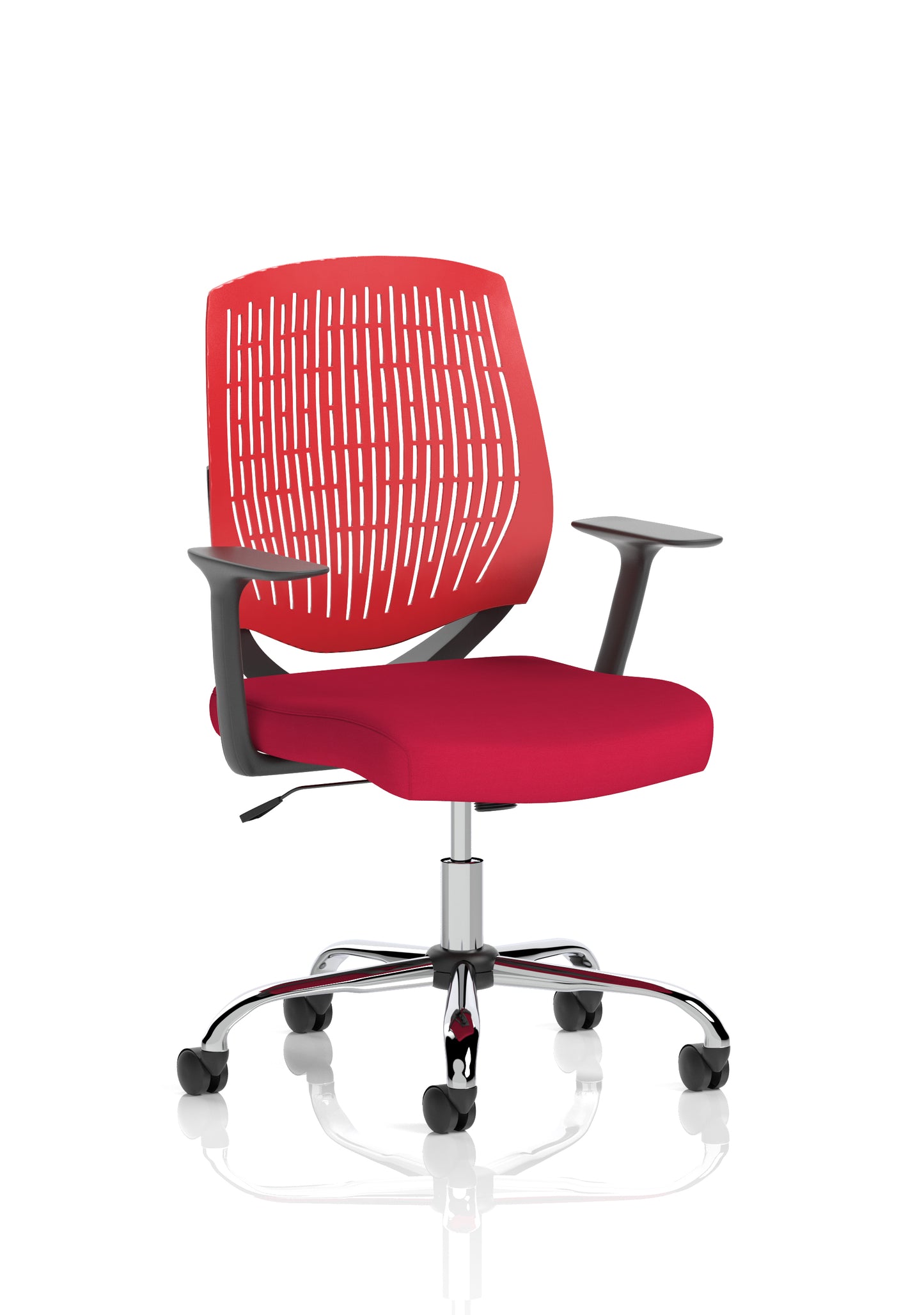 Dura Medium Back Task Operator Office Chair with Fixed Arms - Multiple Colour Options Available