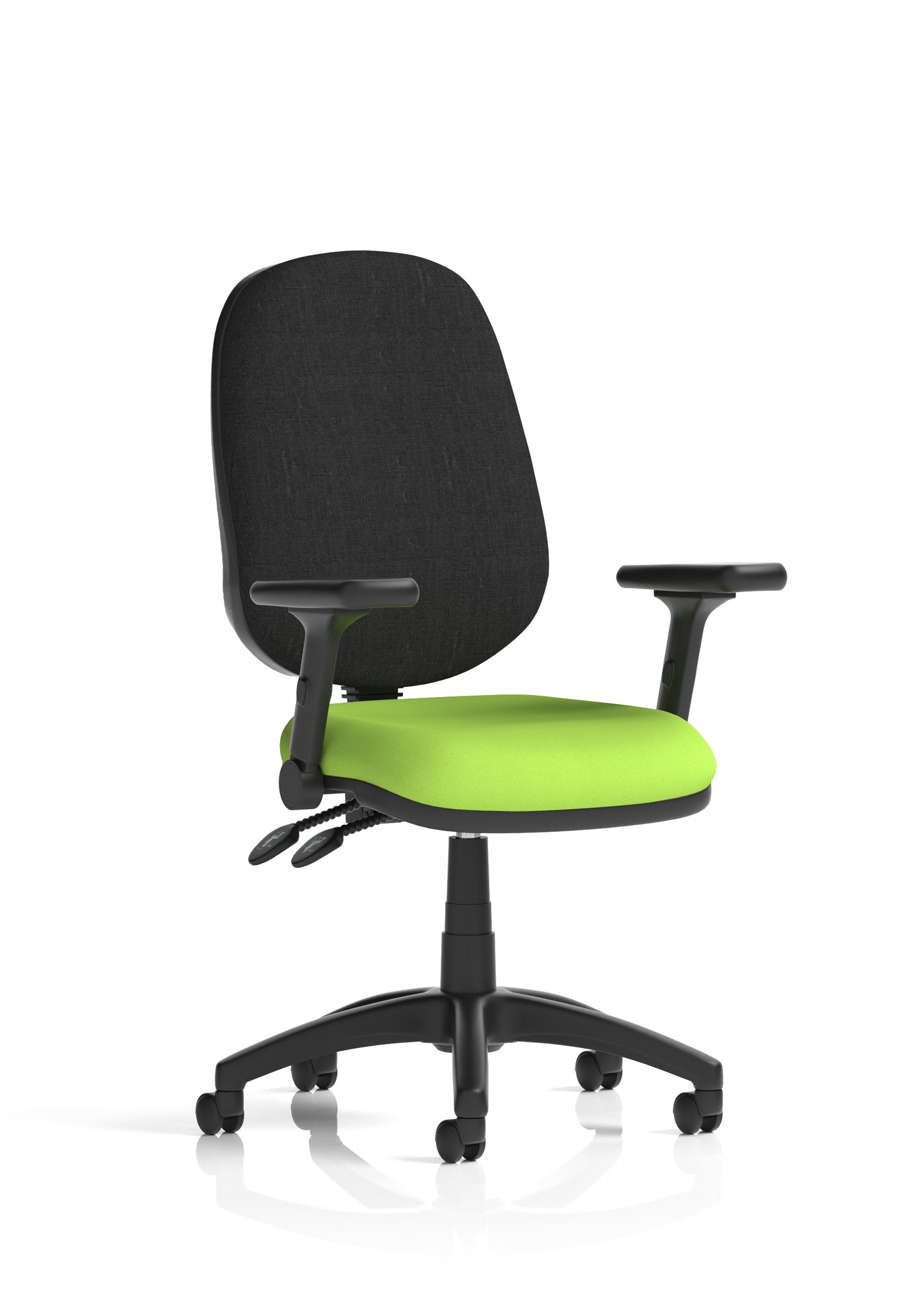 Eclipse Plus II Medium Back Task Operator Office Chair - Optional Arms - Multiple Seat Colour Options