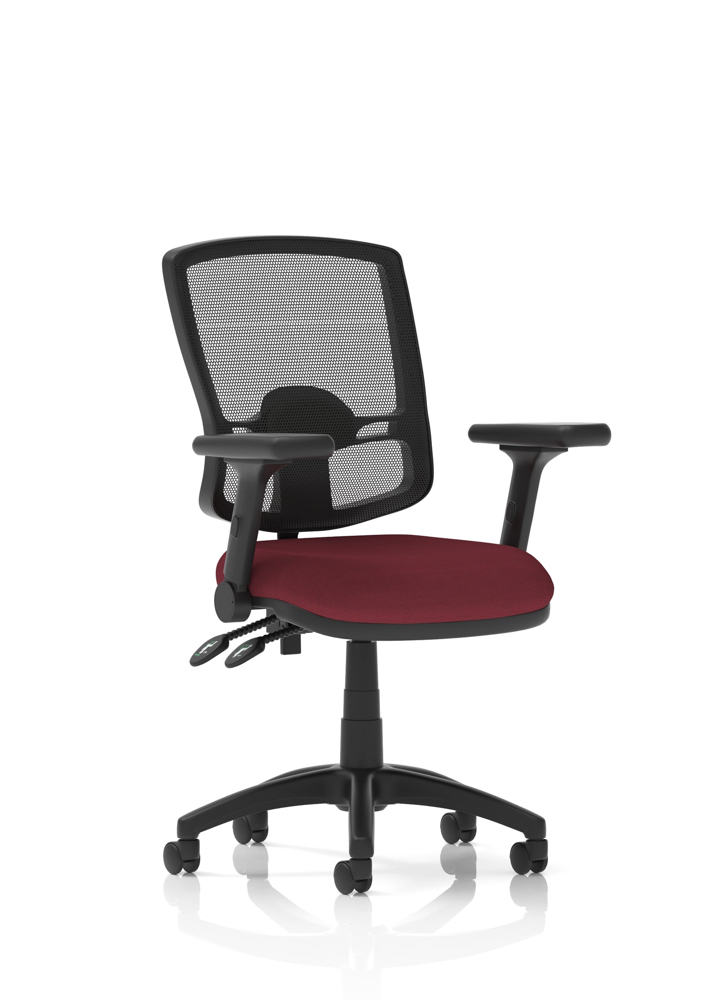 Eclipse Plus II Deluxe Mesh Back Task Operator Office Chair - Multiple Arm Options - Draughtsman Kit Option - Available in 20 Colour Choices