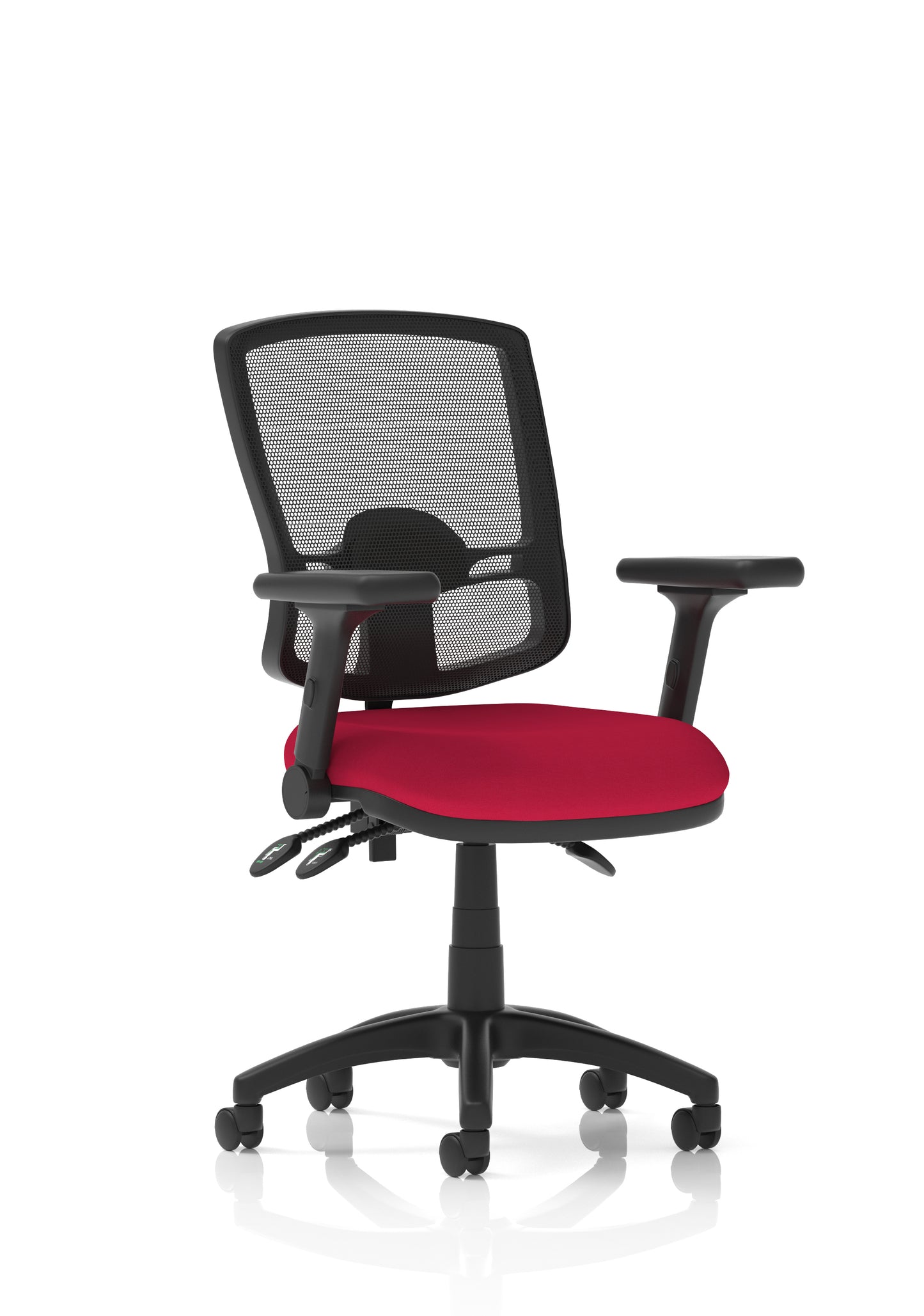 Eclipse Plus III Deluxe Medium Mesh Back Task Operator Office Chair - Multiple Arm Options - Available in 20 Colour Choices