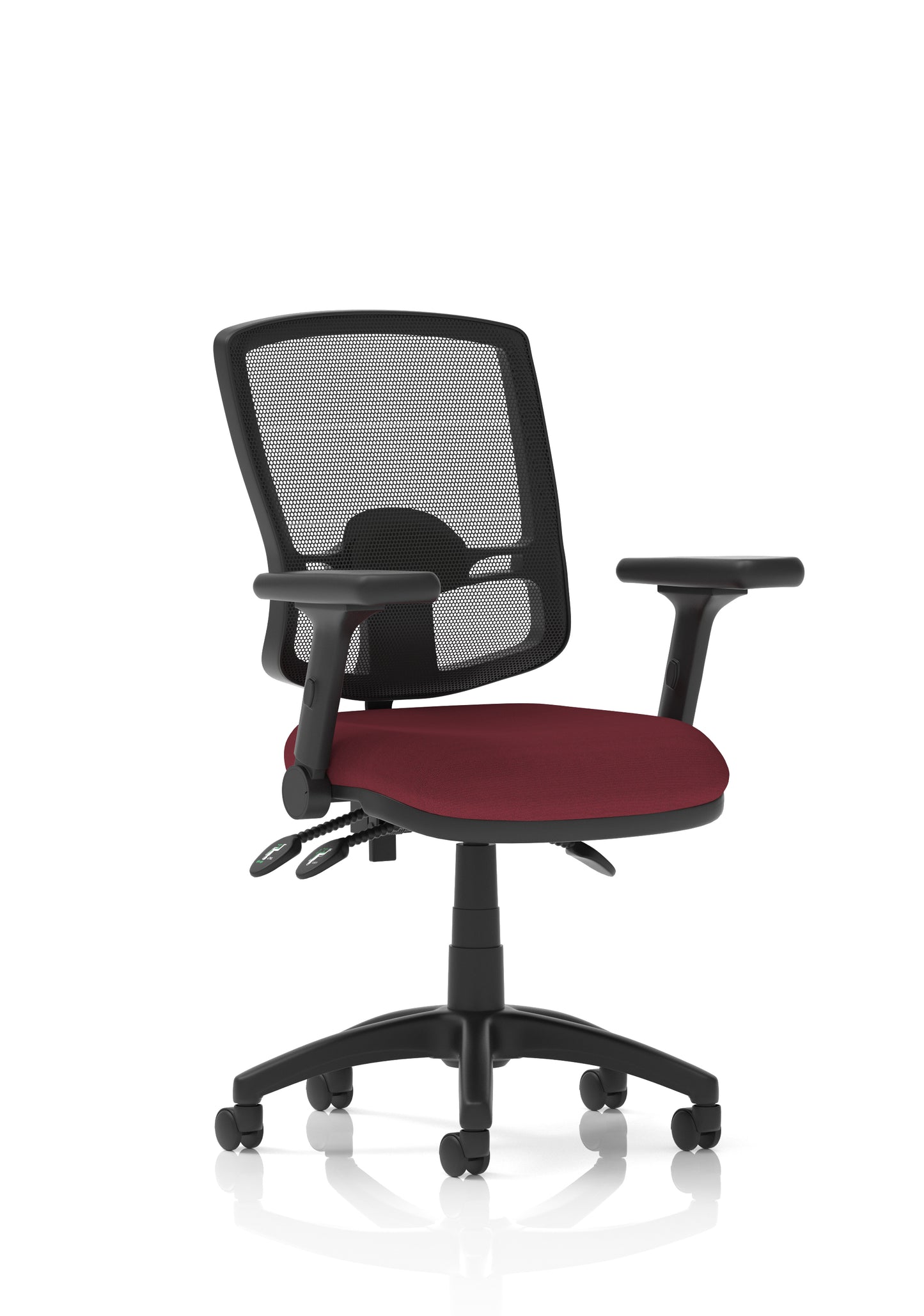 Eclipse Plus III Deluxe Medium Mesh Back Task Operator Office Chair - Multiple Arm Options - Available in 20 Colour Choices