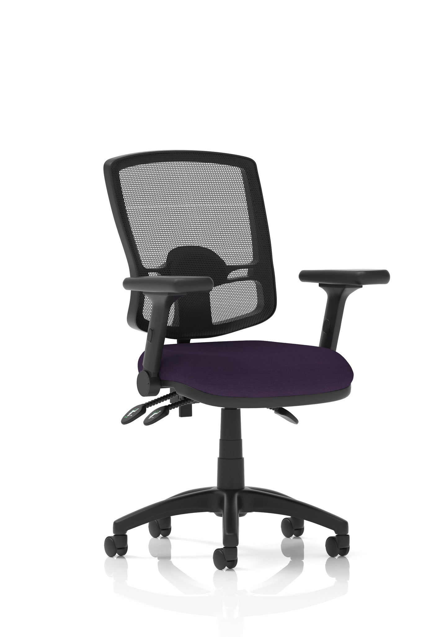 Eclipse Plus III Deluxe Medium Mesh Back Task Operator Office Chair - Multiple Arm Options - Available in 20 Colour Choices