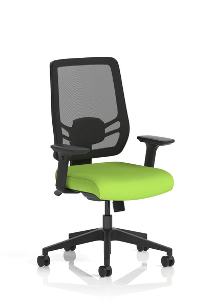 Ergo Twist High Mesh Back Ergonomic Task Operator Office Chair with Height Adjustable Arms - Headrest Options - Available in 20 Colours
