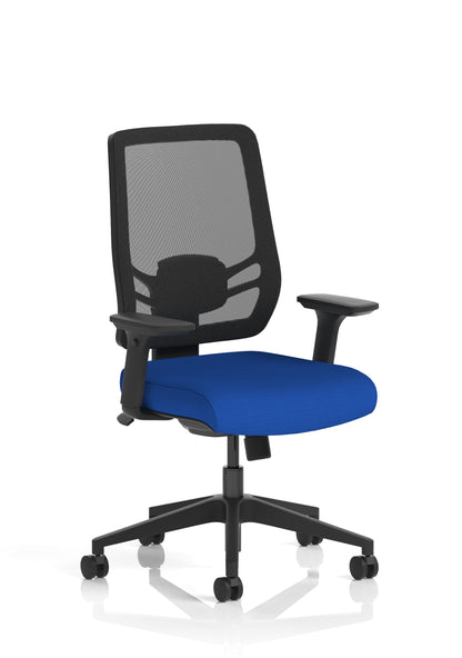Ergo Twist High Mesh Back Ergonomic Task Operator Office Chair with Height Adjustable Arms - Headrest Options - Available in 20 Colours