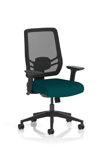 Ergo Twist High Mesh Back Ergonomic Task Operator Office Chair with Height Adjustable Arms - Headrest Options - Available in 20 Colours