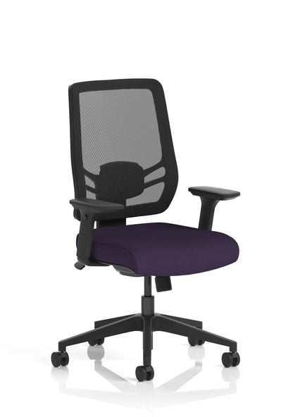 Ergo Twist High Mesh Back Ergonomic Task Operator Office Chair with Height Adjustable Arms - Headrest Options - Available in 20 Colours