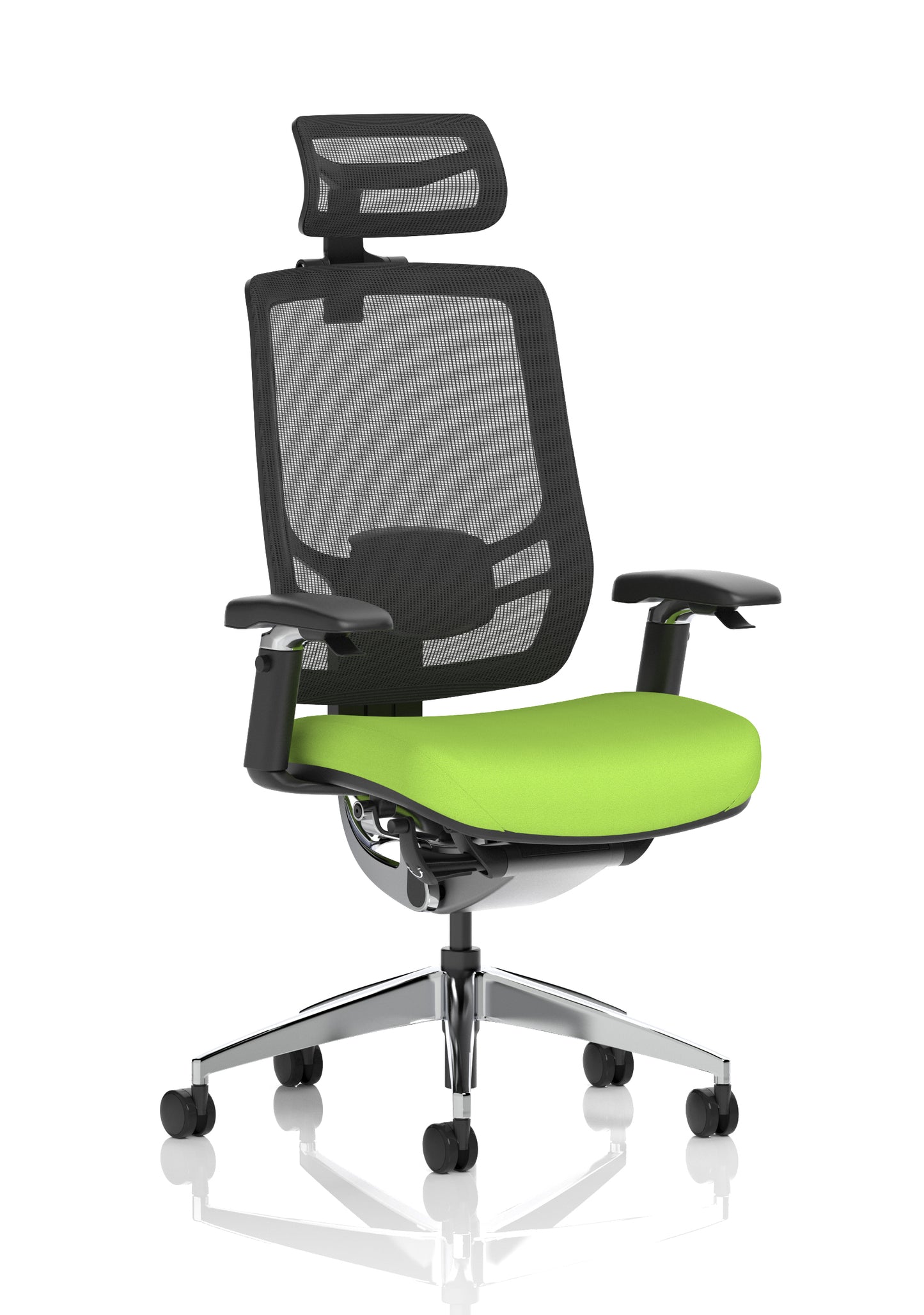 Ergo Click High Back Ergonomic Posture Office Chair with Height Adjustable Arms & Headrest - Available in 20 Colour Choices