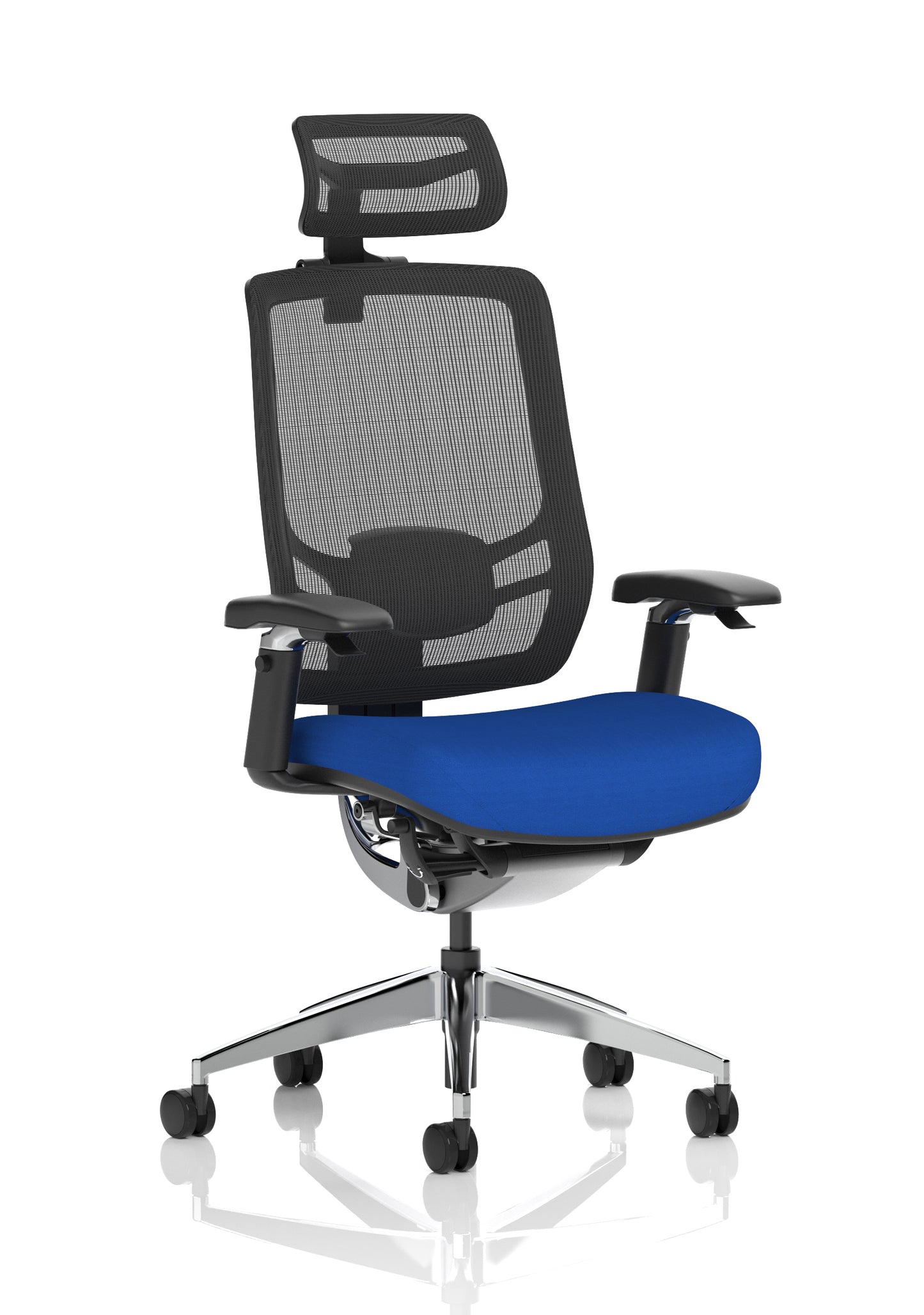 Ergo Click High Back Ergonomic Posture Office Chair with Height Adjustable Arms & Headrest - Available in 20 Colour Choices