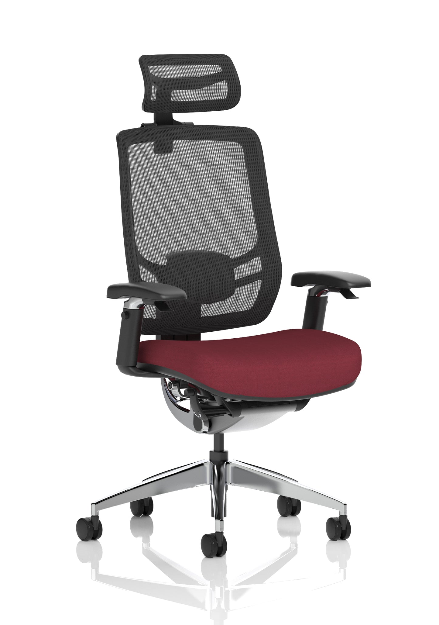 Ergo Click High Back Ergonomic Posture Office Chair with Height Adjustable Arms & Headrest - Available in 20 Colour Choices