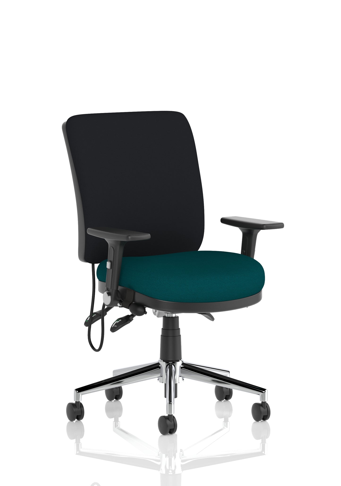 Chiro Medium Back Fabric Task Operator Office Chair - Available in 20 Colour Choices