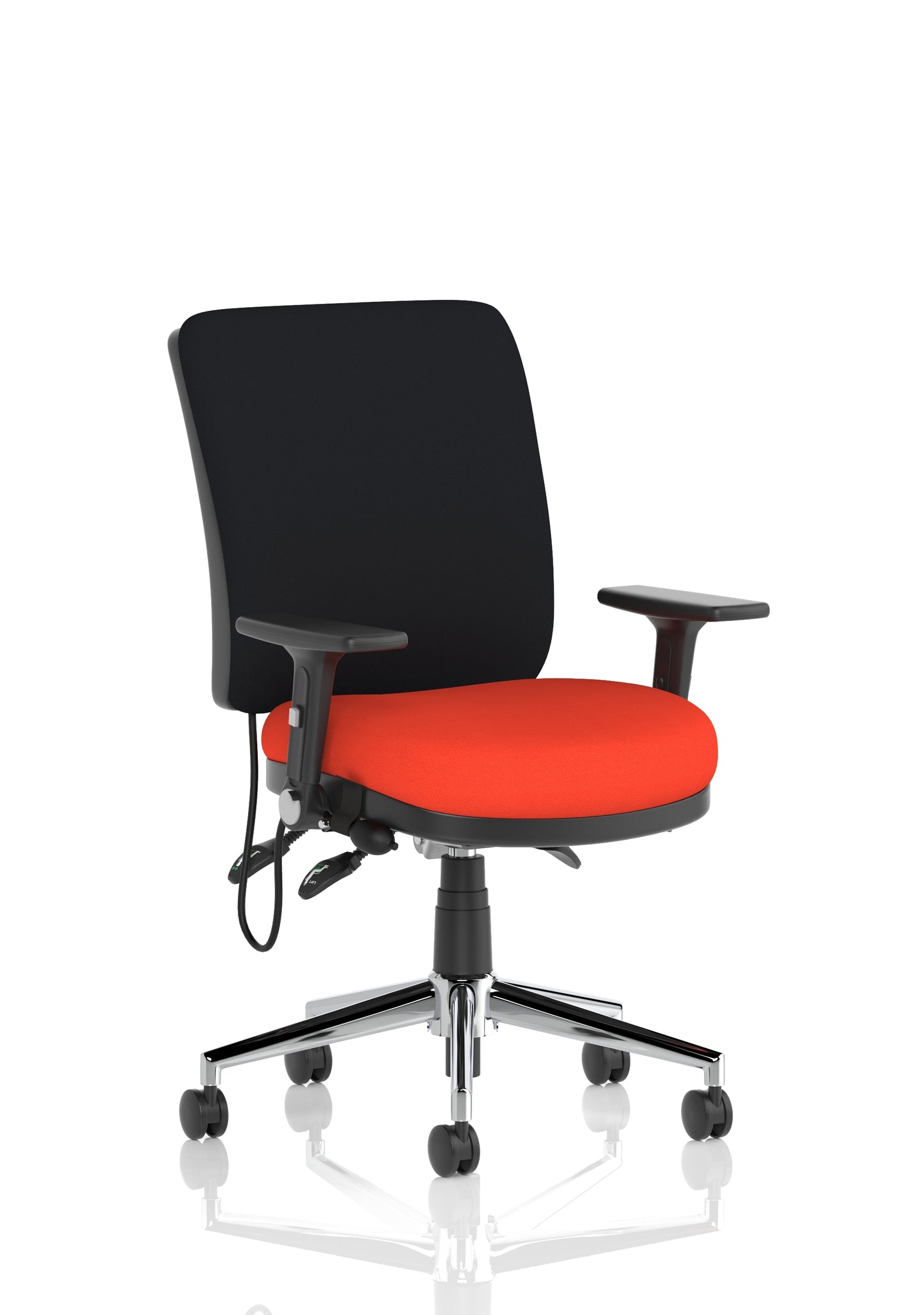 Chiro Medium Back Fabric Task Operator Office Chair - Available in 20 Colour Choices