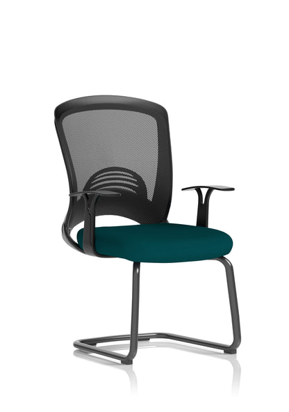 Astro Mesh Back and Fabric Seat Cantilever Visitor Chair