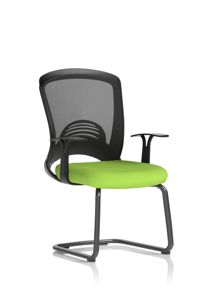 Astro Mesh Back and Fabric Seat Cantilever Visitor Chair