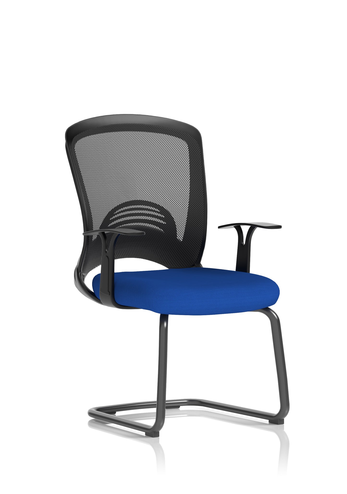 Astro Mesh Back and Fabric Seat Cantilever Visitor Chair