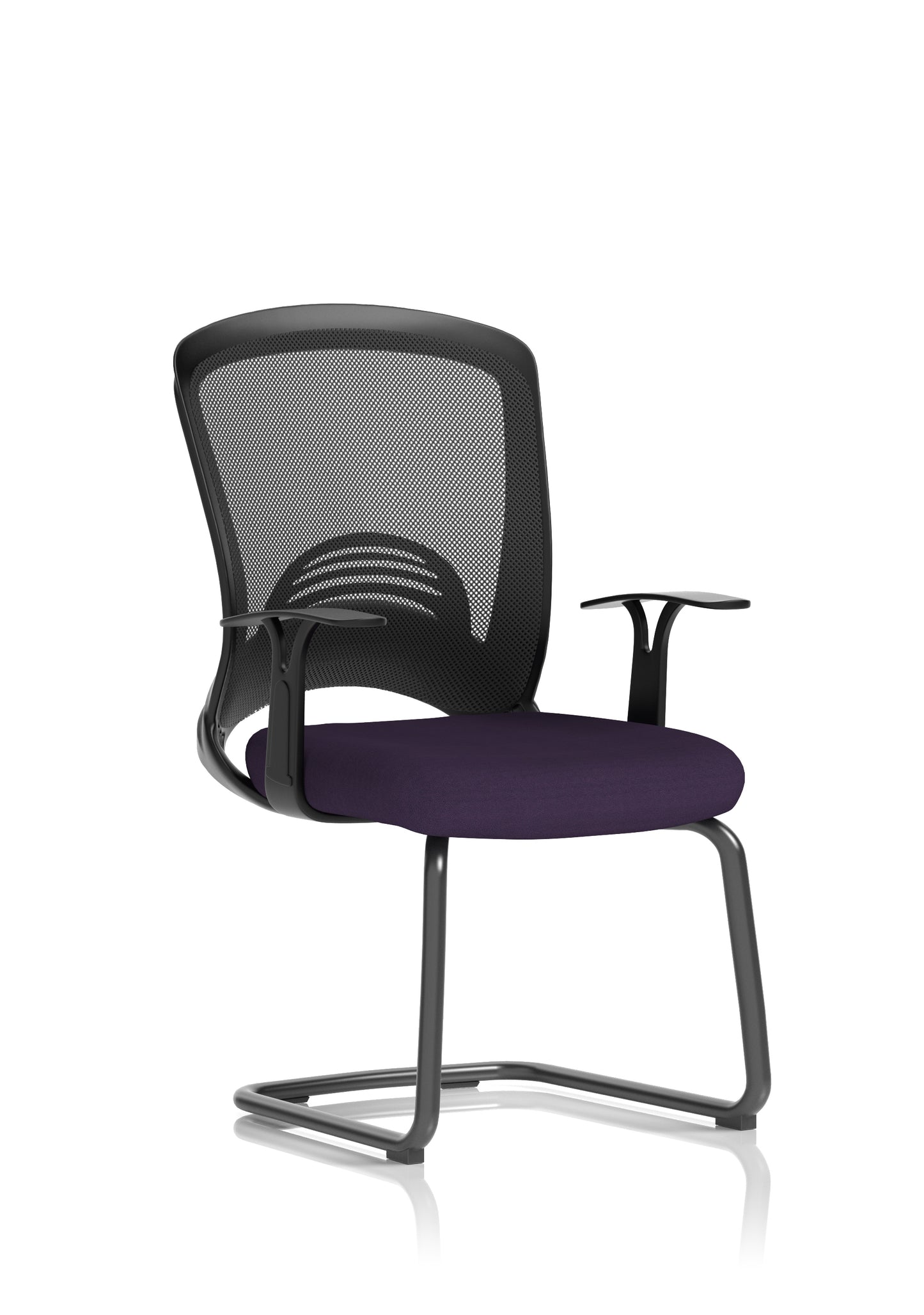 Astro Mesh Back and Fabric Seat Cantilever Visitor Chair