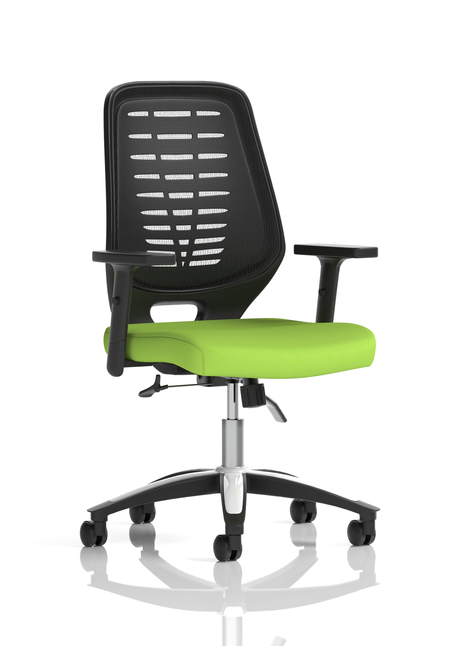 Relay Medium Mesh Back Task Operator Office Chair with Folding or Height Adjustable Arms - Available in 20 Colour Choices