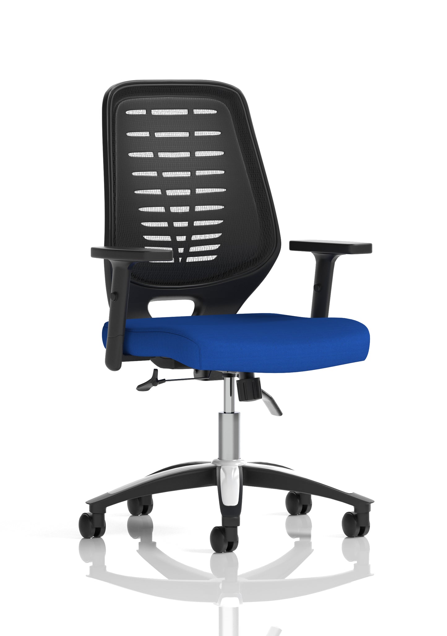 Relay Medium Mesh Back Task Operator Office Chair with Folding or Height Adjustable Arms - Available in 20 Colour Choices