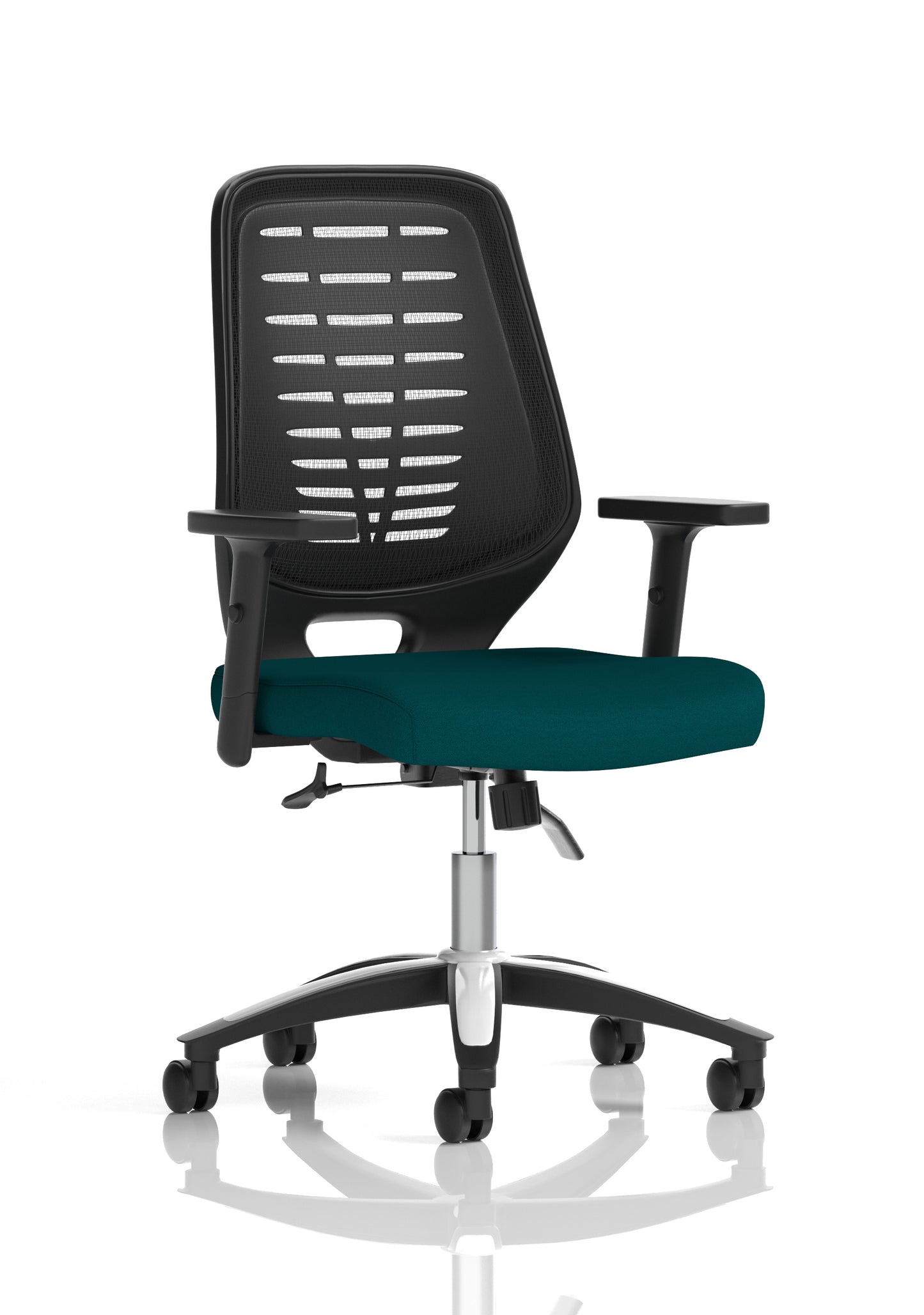 Relay Medium Mesh Back Task Operator Office Chair with Folding or Height Adjustable Arms - Available in 20 Colour Choices
