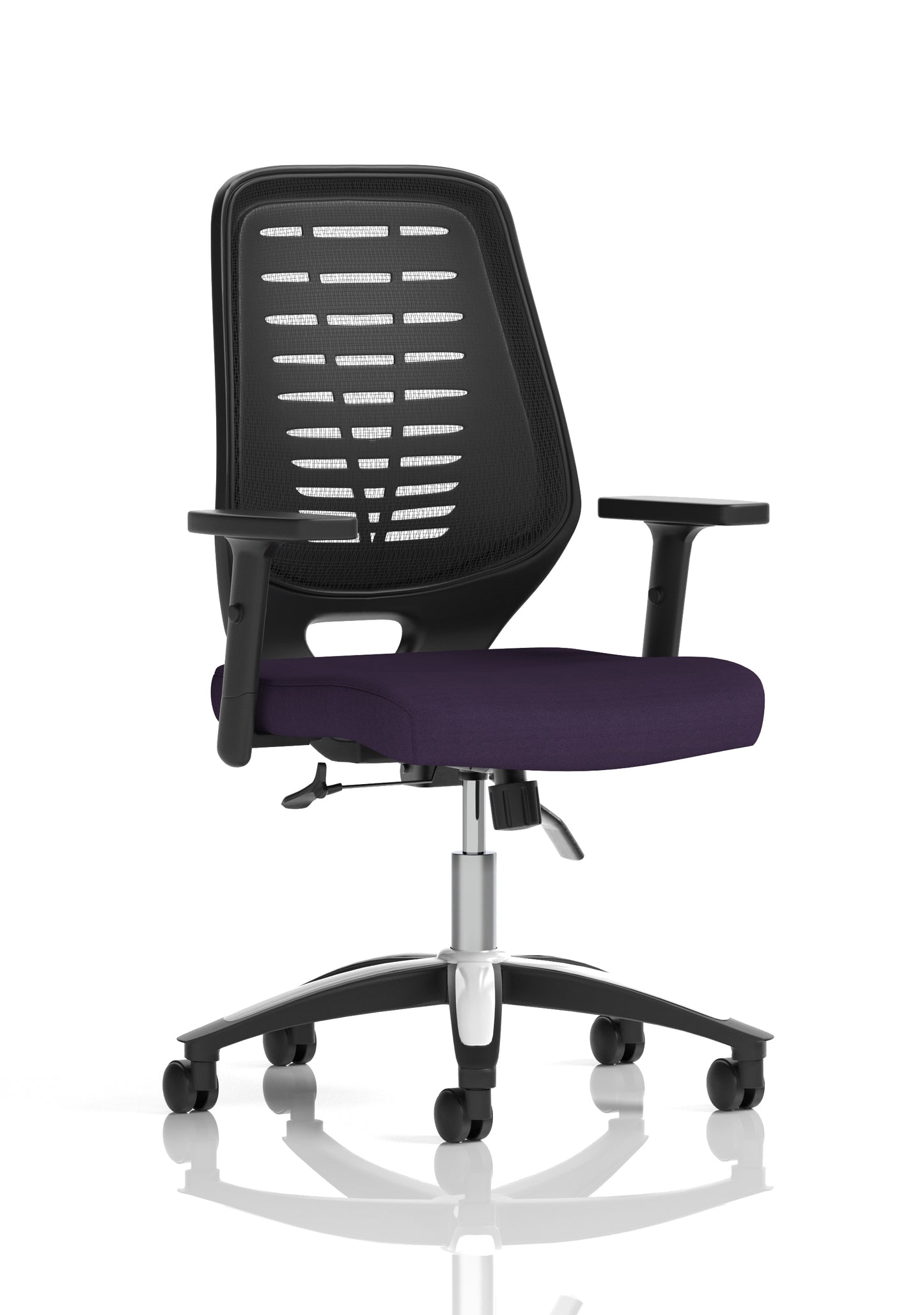 Relay Medium Mesh Back Task Operator Office Chair with Folding or Height Adjustable Arms - Available in 20 Colour Choices