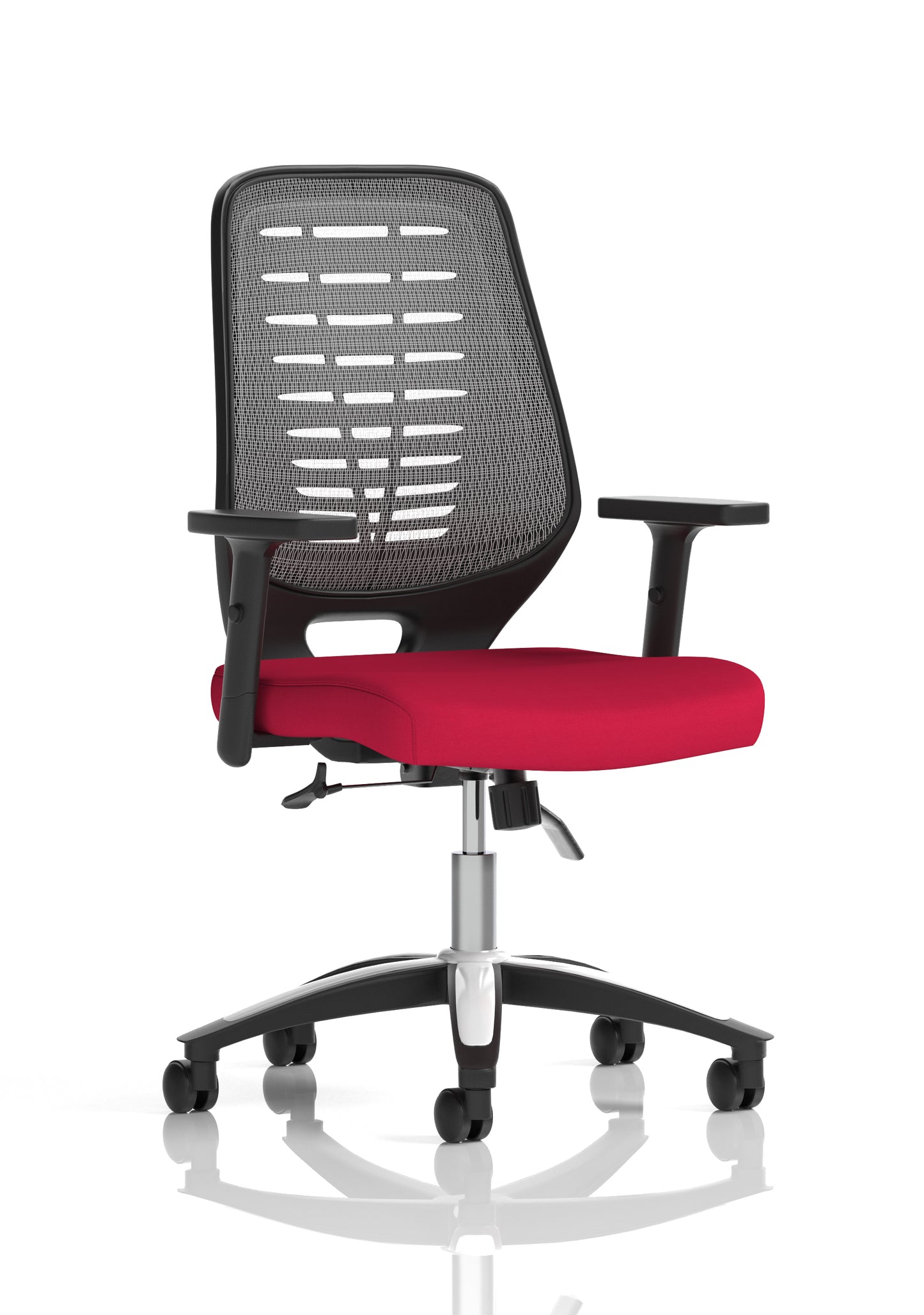 Relay Medium Mesh Back Task Operator Office Chair with Folding or Height Adjustable Arms - Available in 20 Colour Choices