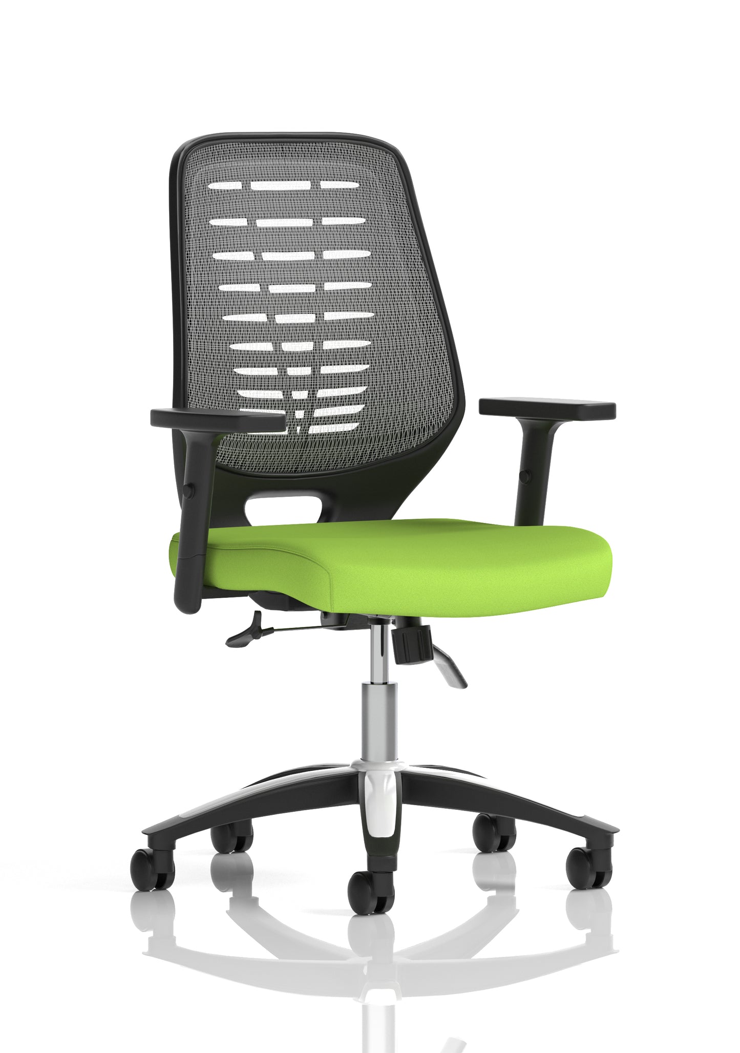 Relay Medium Mesh Back Task Operator Office Chair with Folding or Height Adjustable Arms - Available in 20 Colour Choices