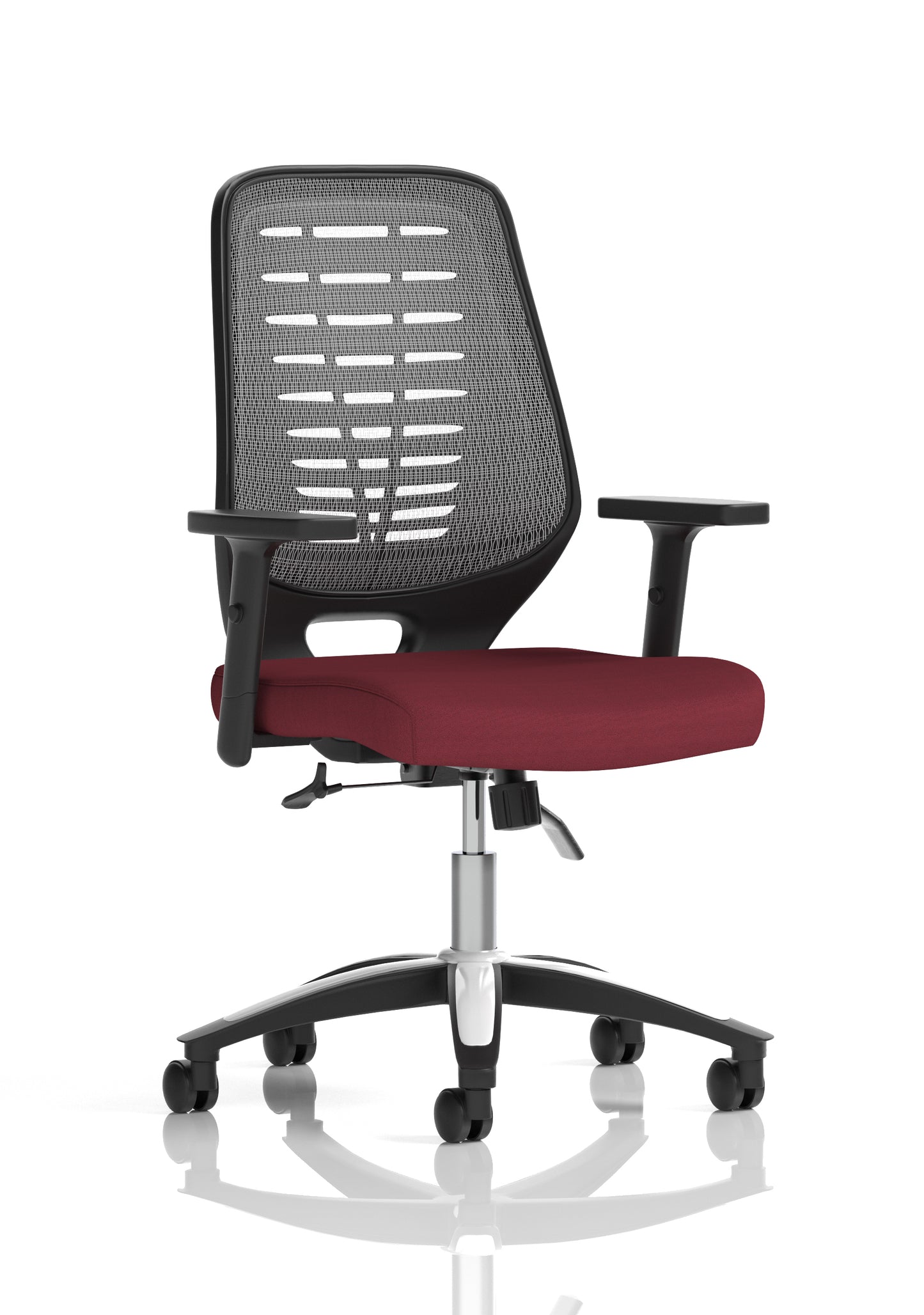 Relay Medium Mesh Back Task Operator Office Chair with Folding or Height Adjustable Arms - Available in 20 Colour Choices