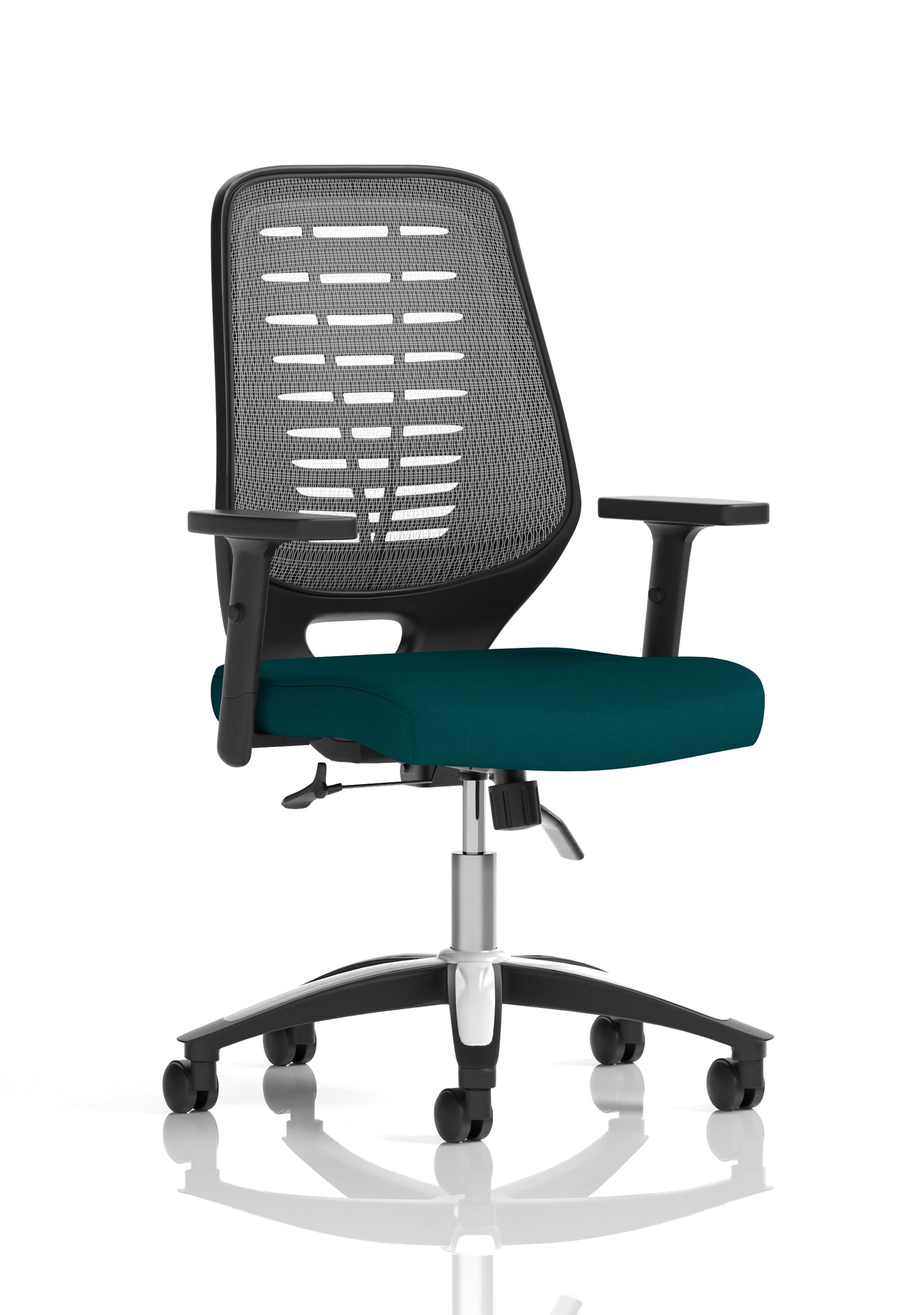 Relay Medium Mesh Back Task Operator Office Chair with Folding or Height Adjustable Arms - Available in 20 Colour Choices