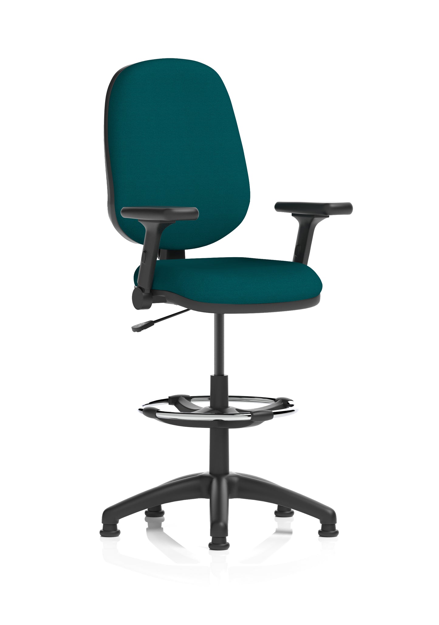 Eclipse Plus I Medium Back Fabric Task Operator with Hi Rise Draughtsman Office Chair