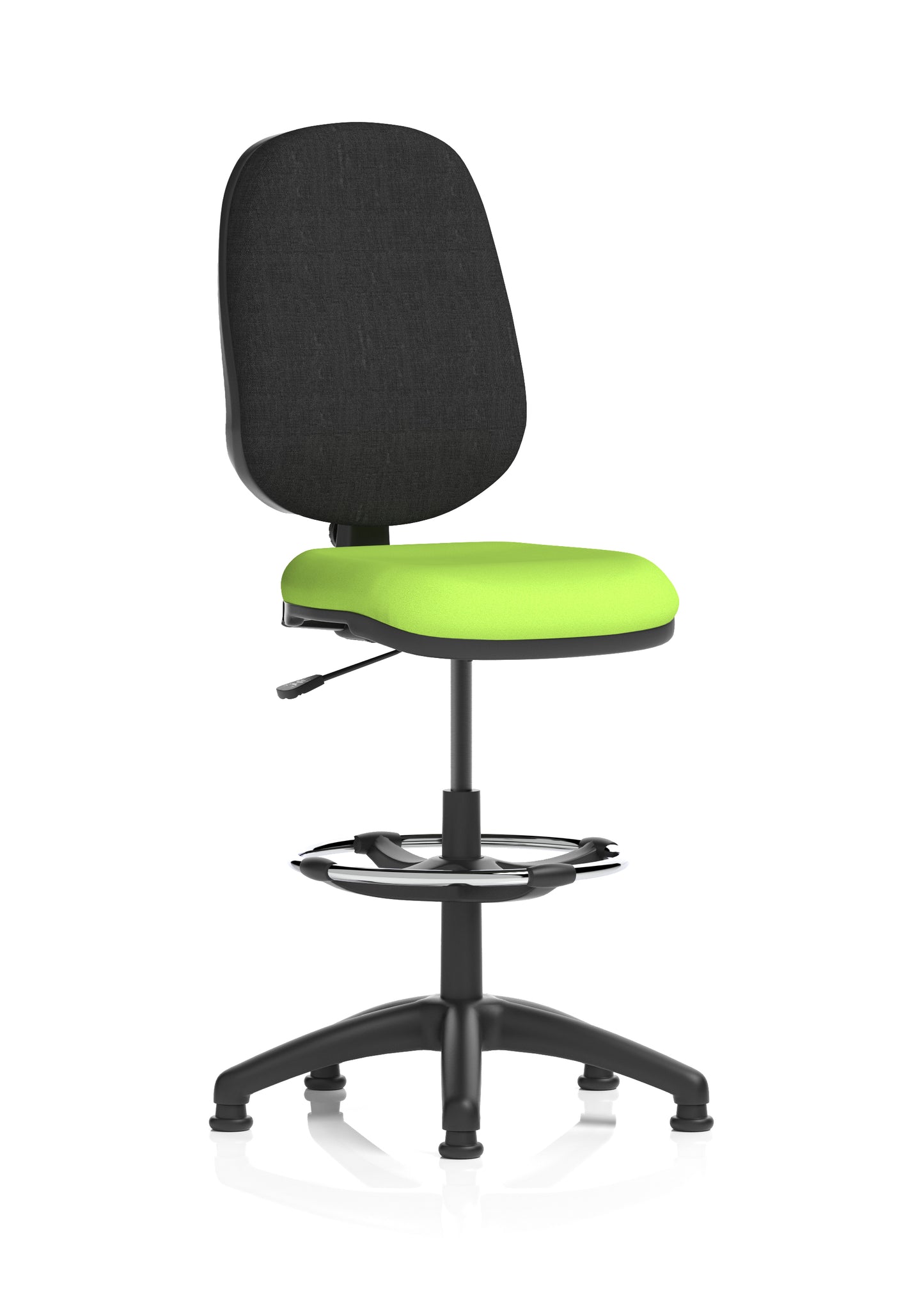 Eclipse Plus I Medium Back Fabric Task Operator with Hi Rise Draughtsman Office Chair