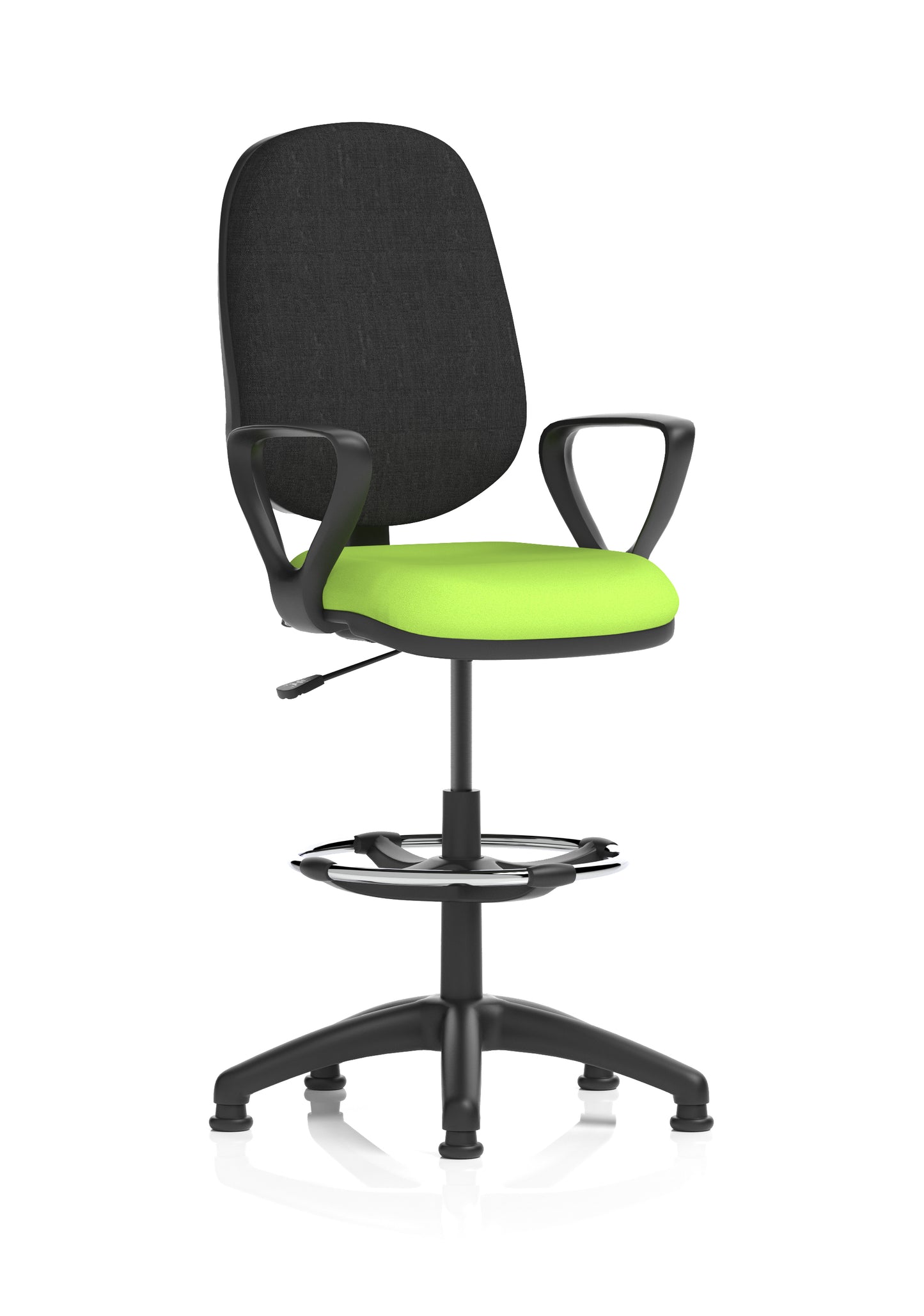 Eclipse Plus I Medium Back Fabric Task Operator with Hi Rise Draughtsman Office Chair