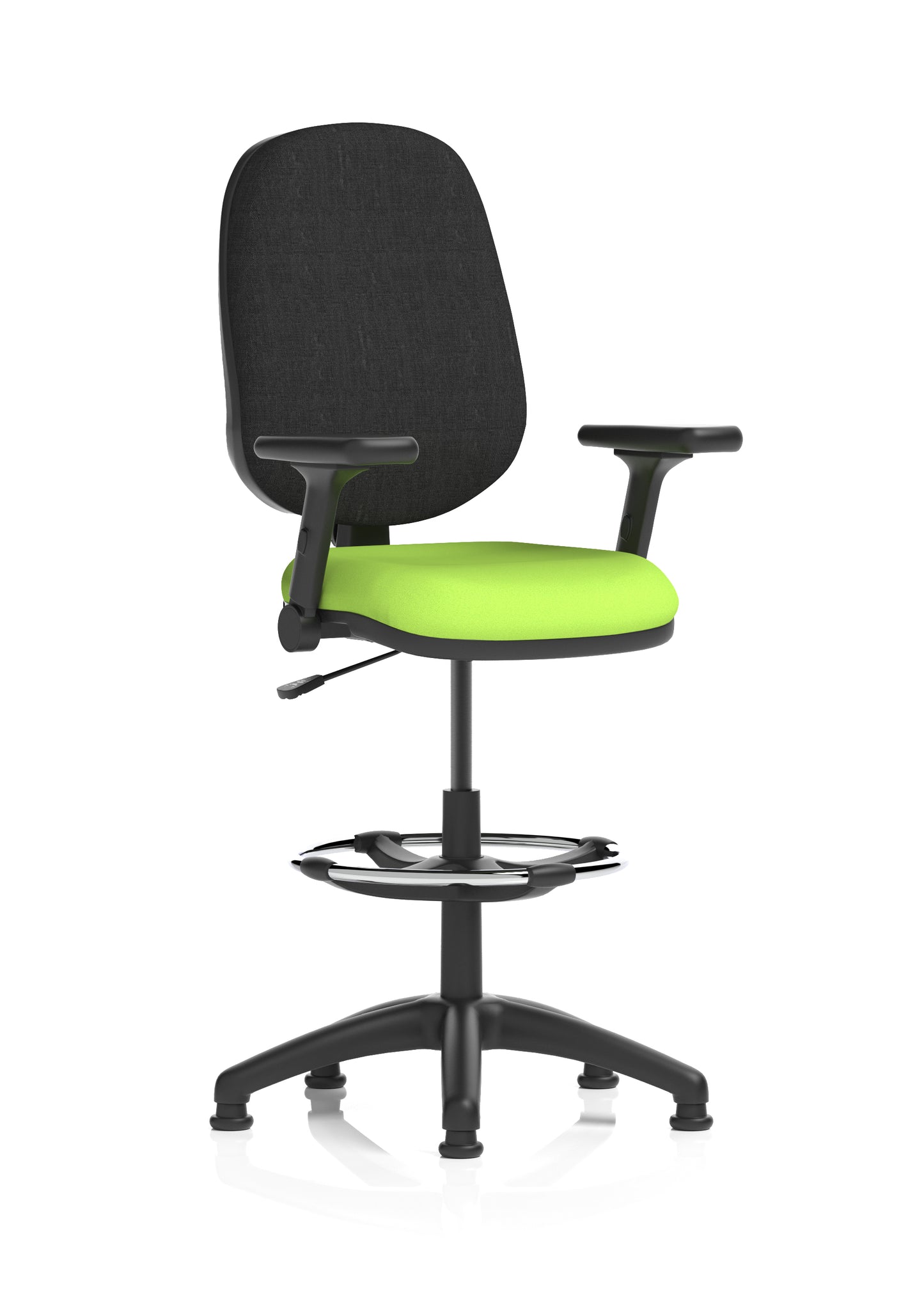 Eclipse Plus I Medium Back Fabric Task Operator with Hi Rise Draughtsman Office Chair
