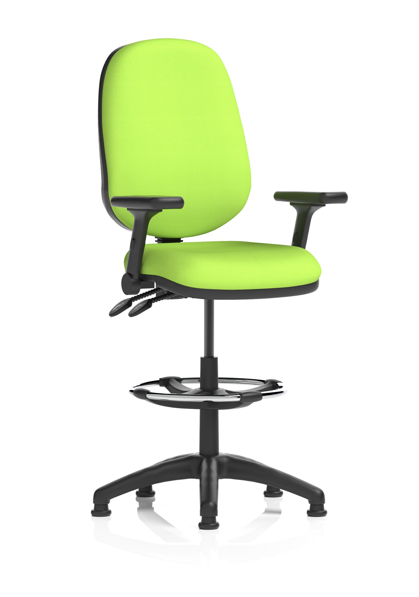 Eclipse Plus II Task Operator Office Chair with Hi Rise Draughtsman Kit - Available in 20 Colour Choices