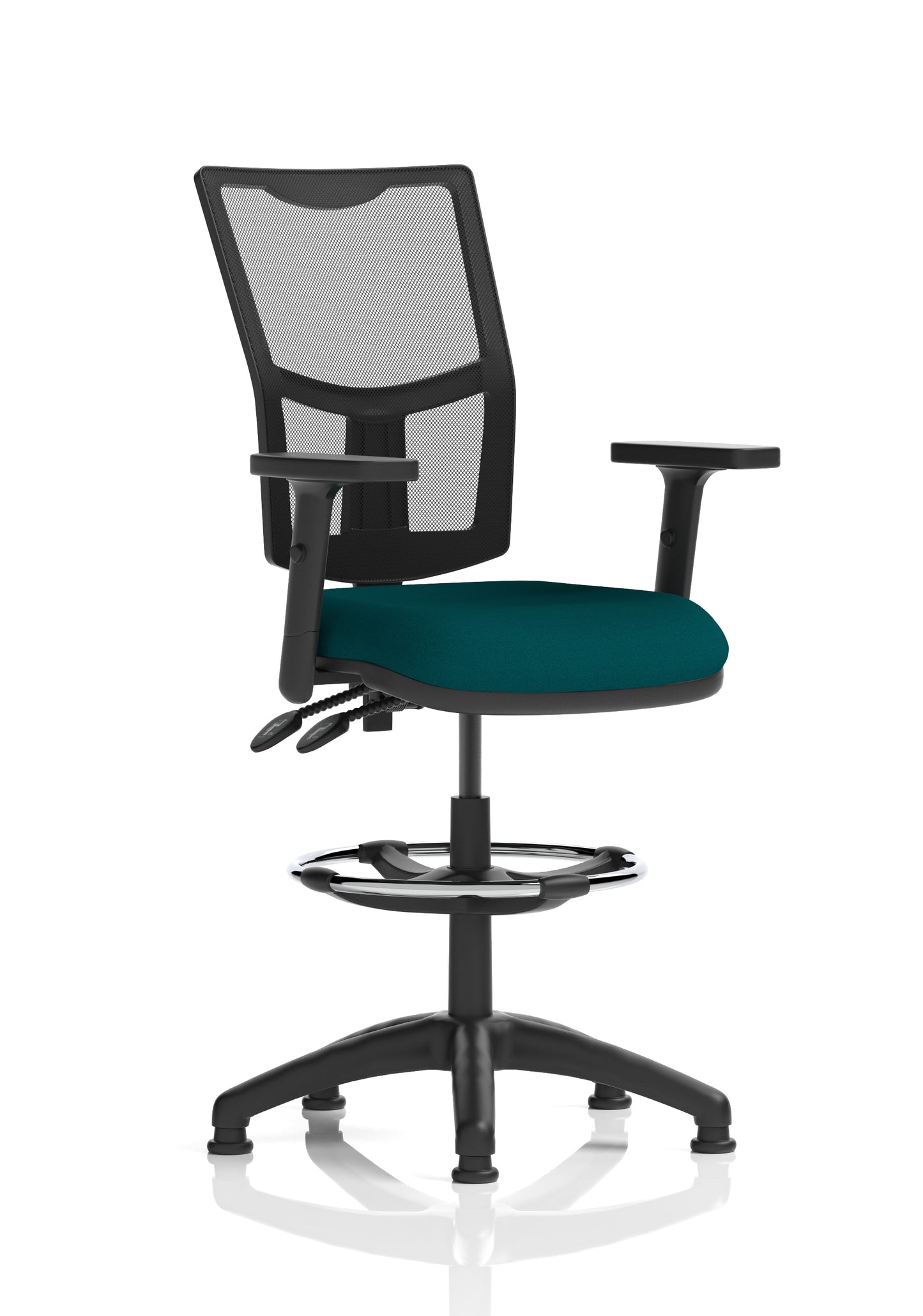 Eclipse Plus II Medium Mesh Back Task Operator Office Chair - Multiple Arm Options - Draughtsman Kit Option - Available in 20 Colour Choices