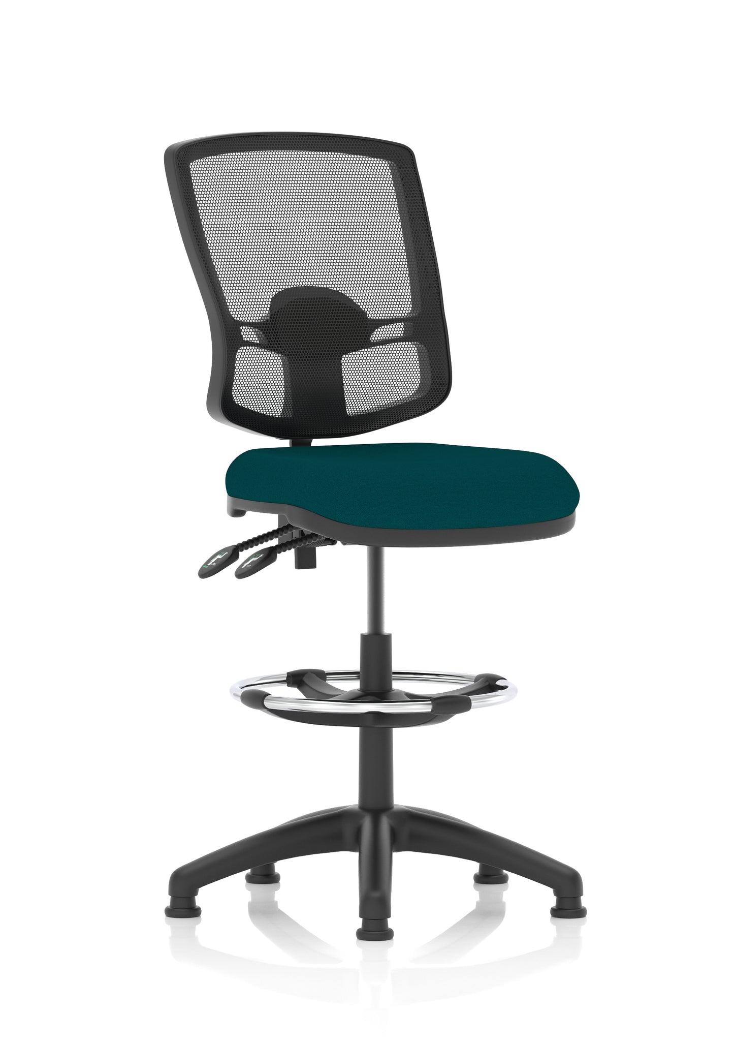 Eclipse Plus II Deluxe Mesh Back Task Operator Office Chair - Multiple Arm Options - Draughtsman Kit Option - Available in 20 Colour Choices